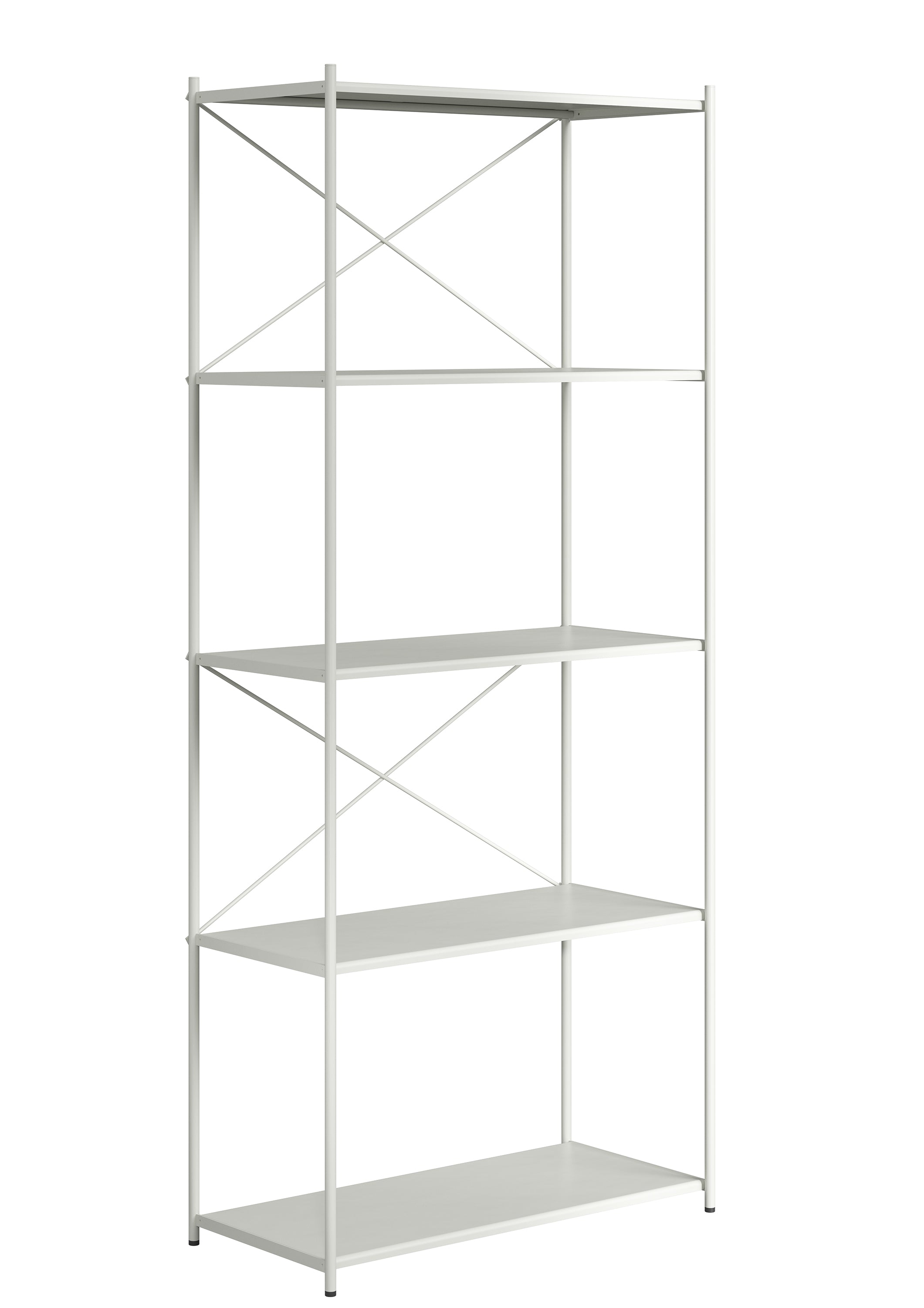 ARTURO 5-tier shelving unit - Light Grey