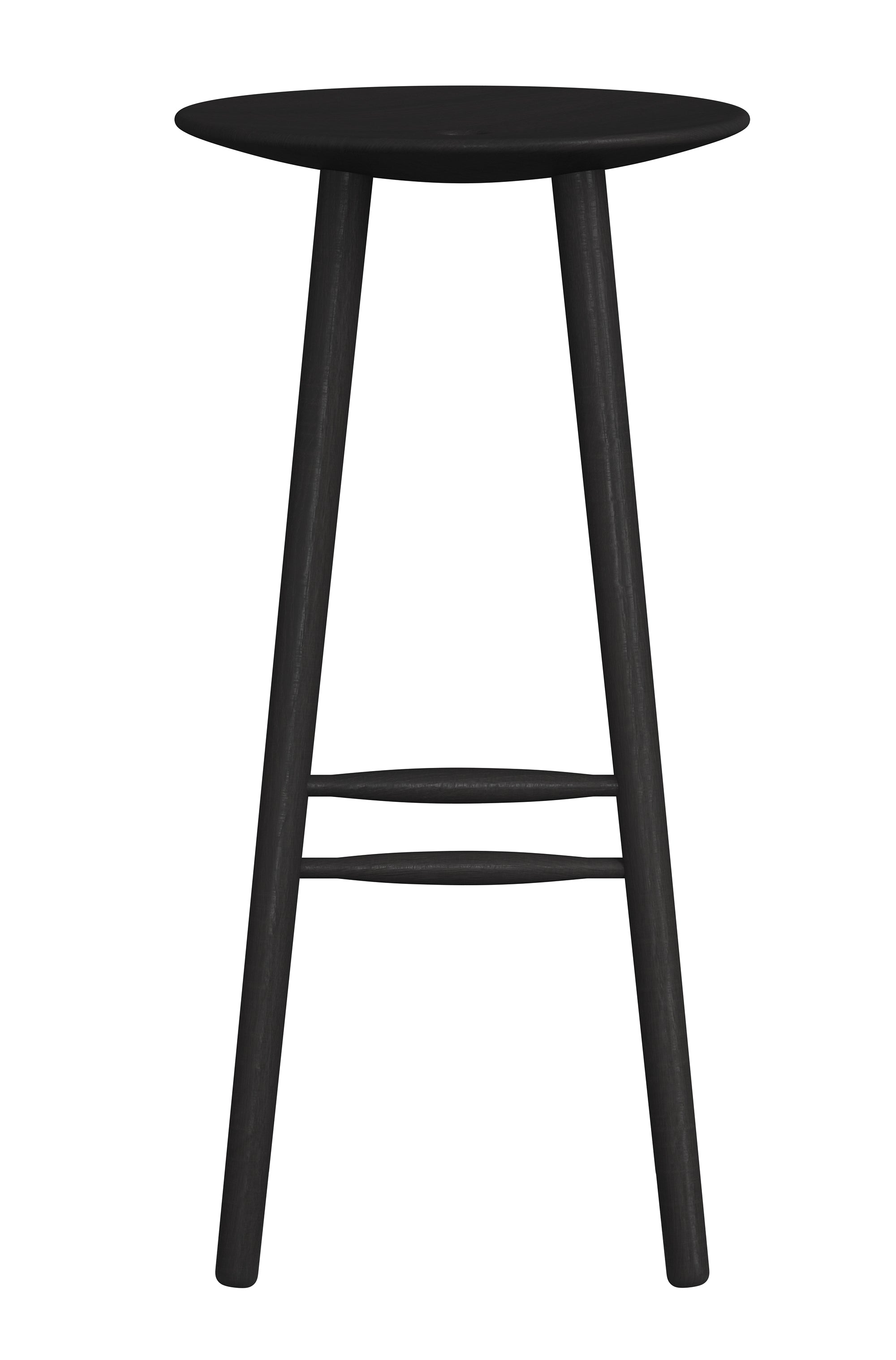 DI VOLO barstool 75cm - black oak