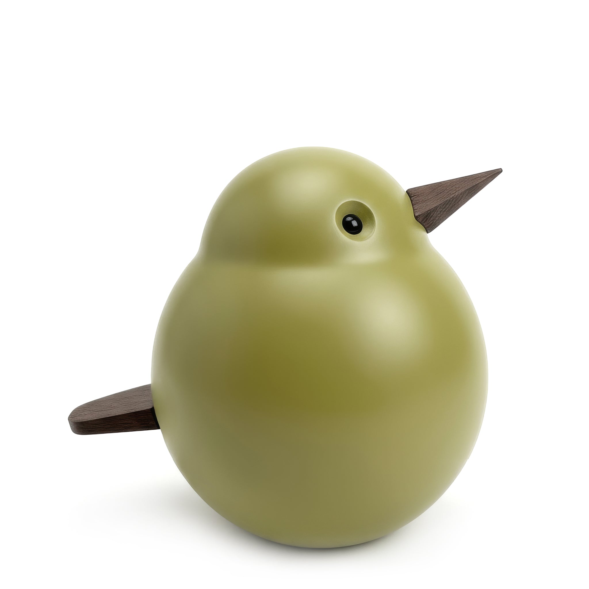 Mor Spurv i mosgrøn bøg