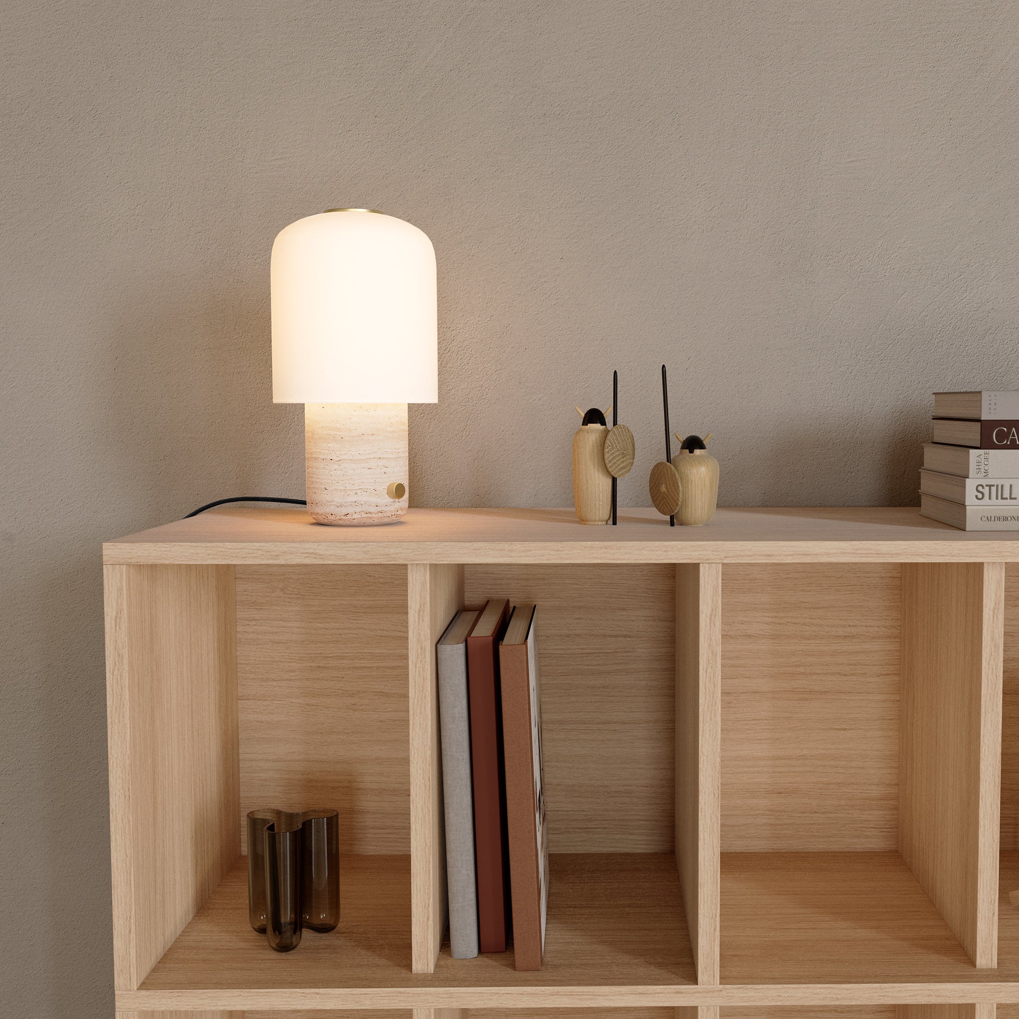TOKYO table lamp - travertine