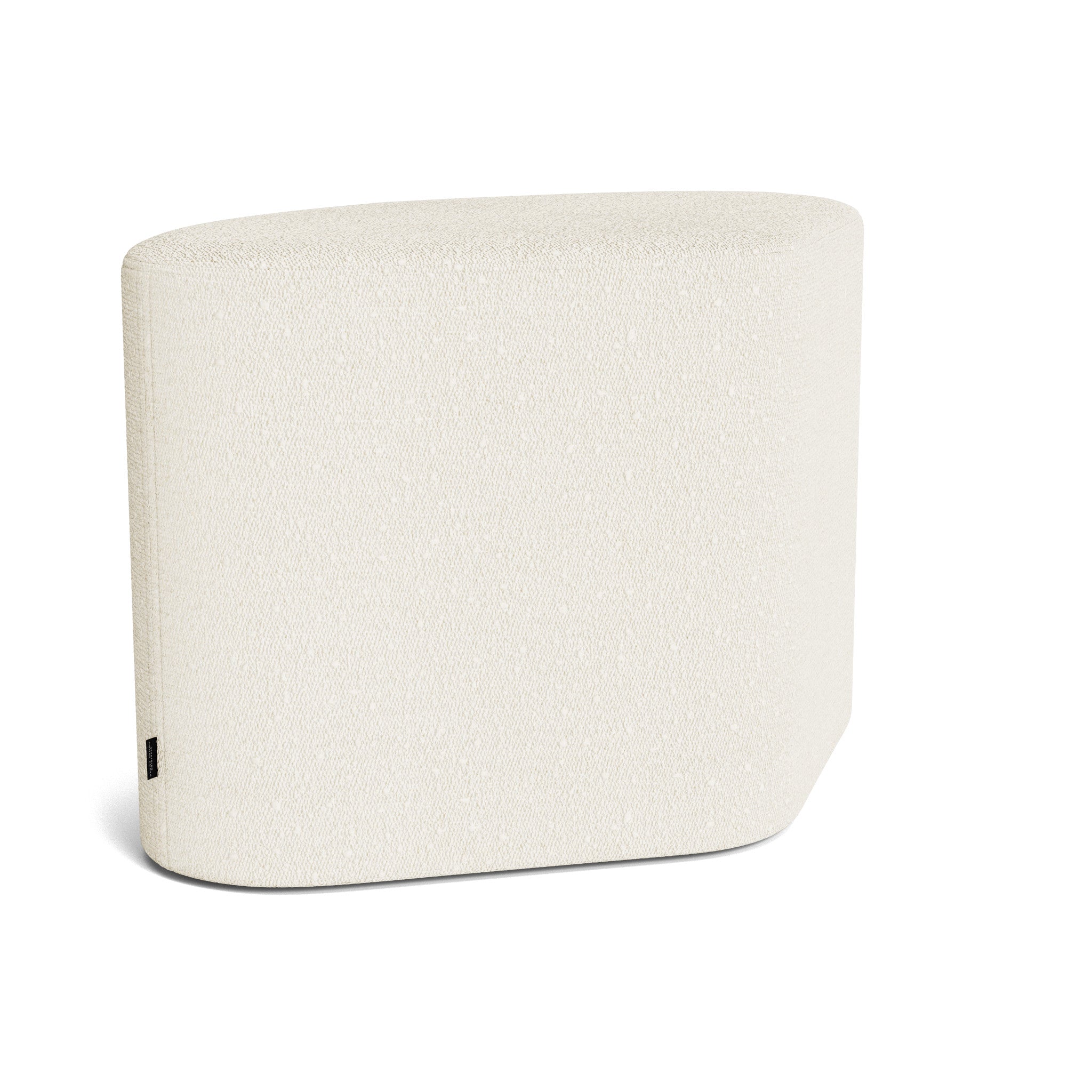 MADISON pouf - white bouclé