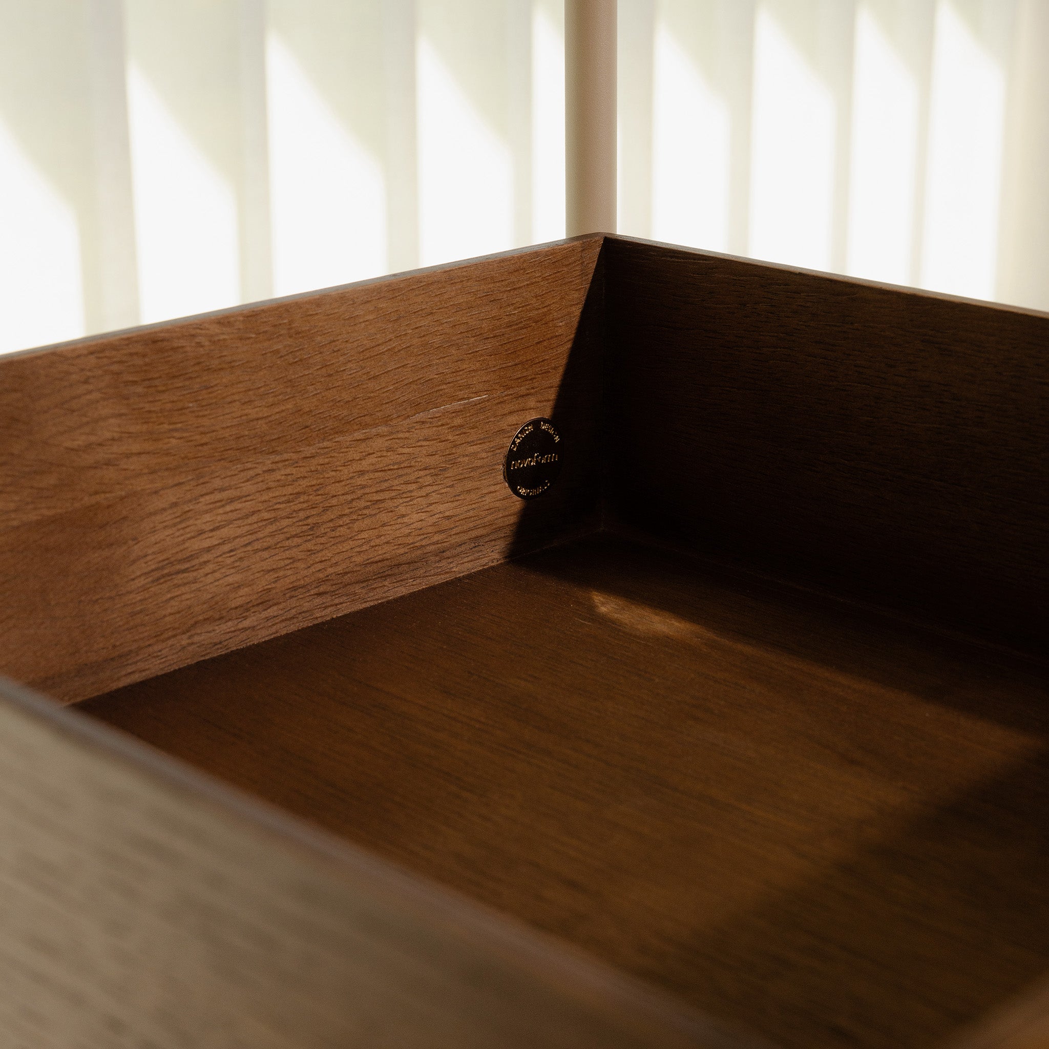 ARTURO shelf box - Dark Oak veneer