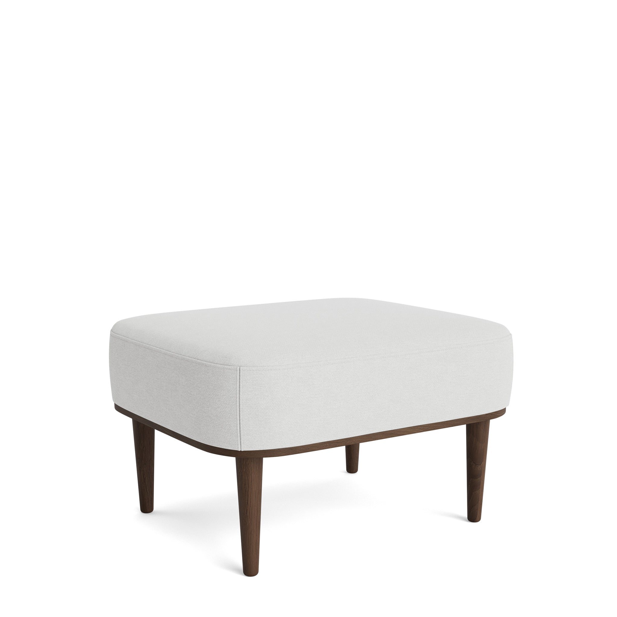 SERENA pouf - dark oak/silver grey