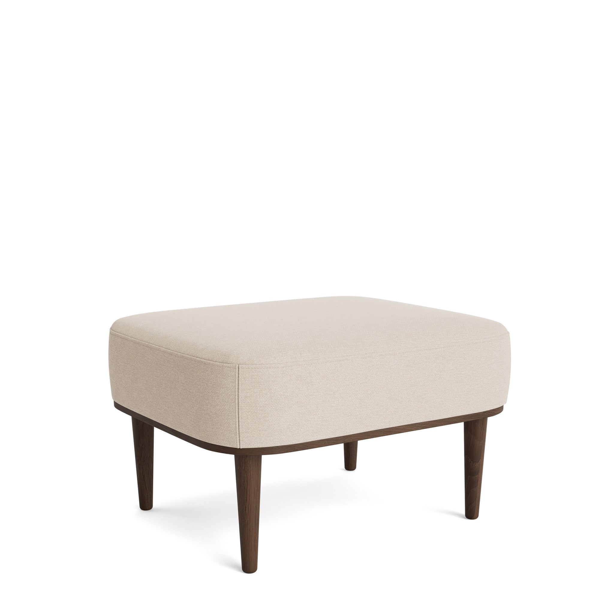 SERENA pouf - dark oak/sweet vanilla