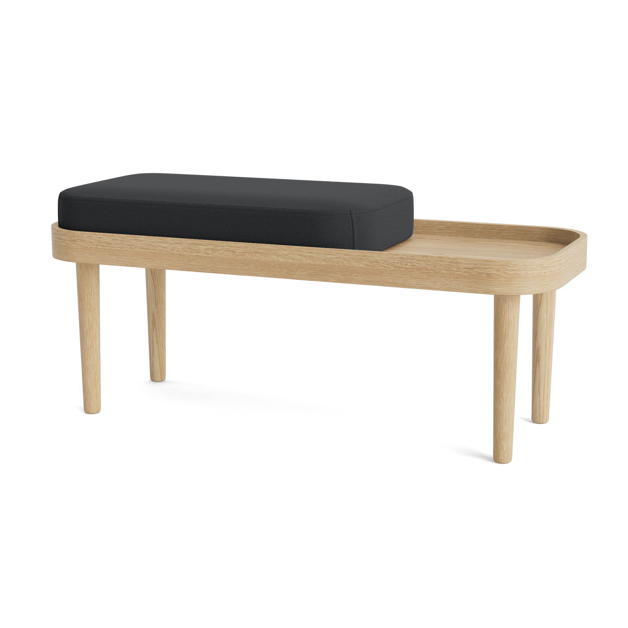 SERENA bench - natural oak/phantom grey