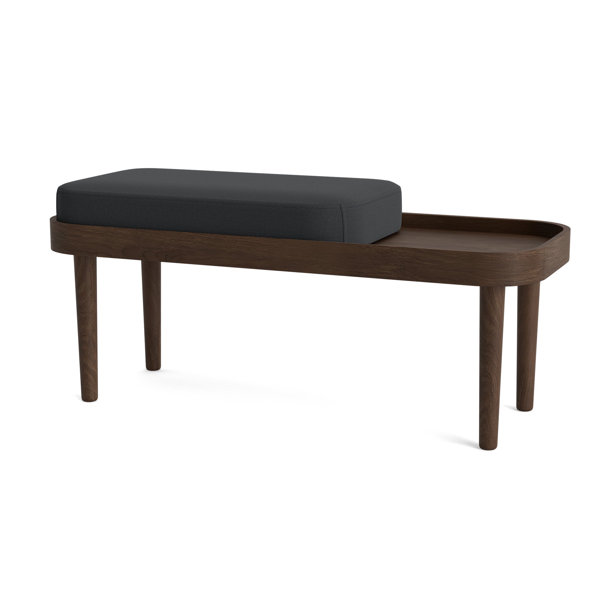SERENA bench - dark oak/phantom grey