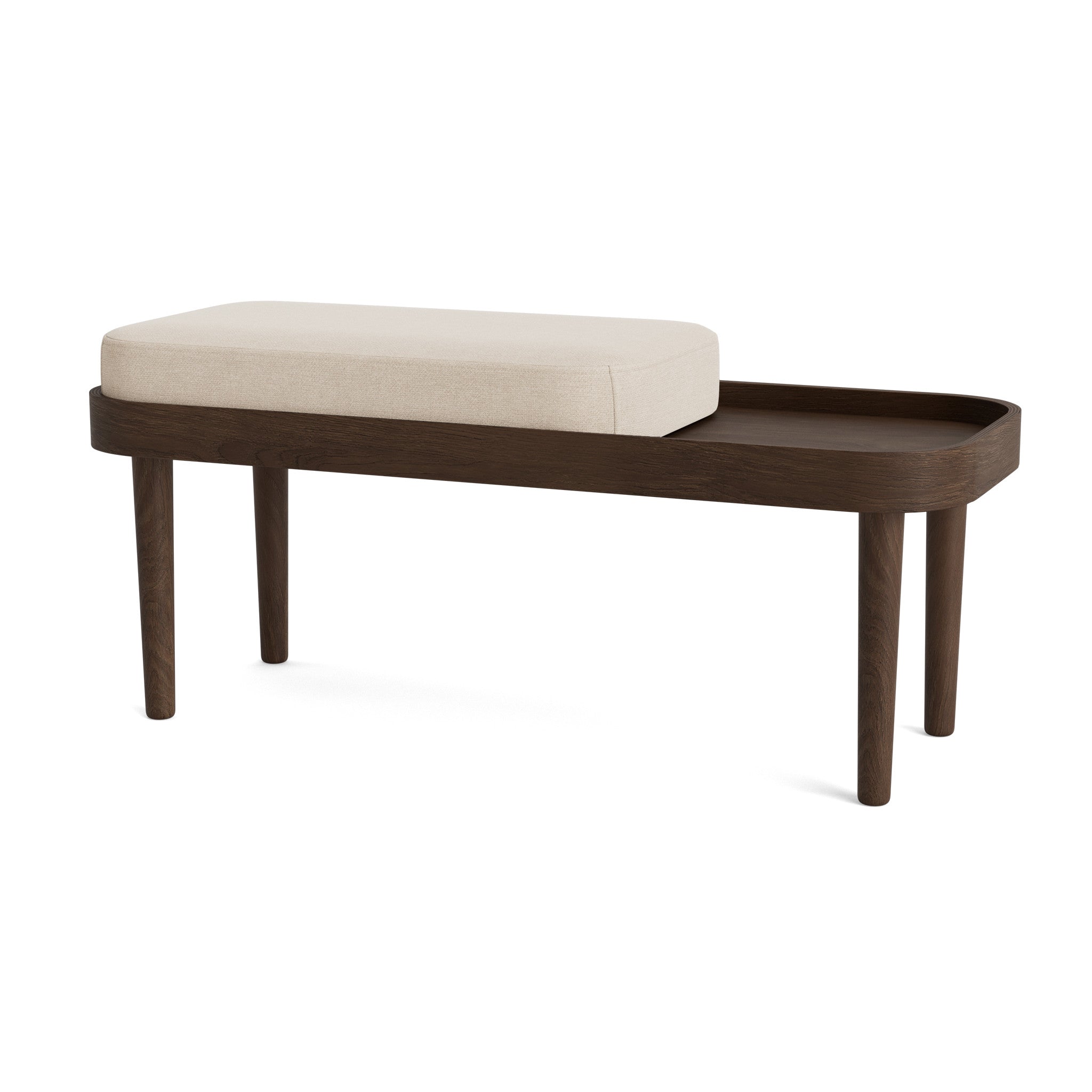 SERENA bench - dark oak/sweet vanilla