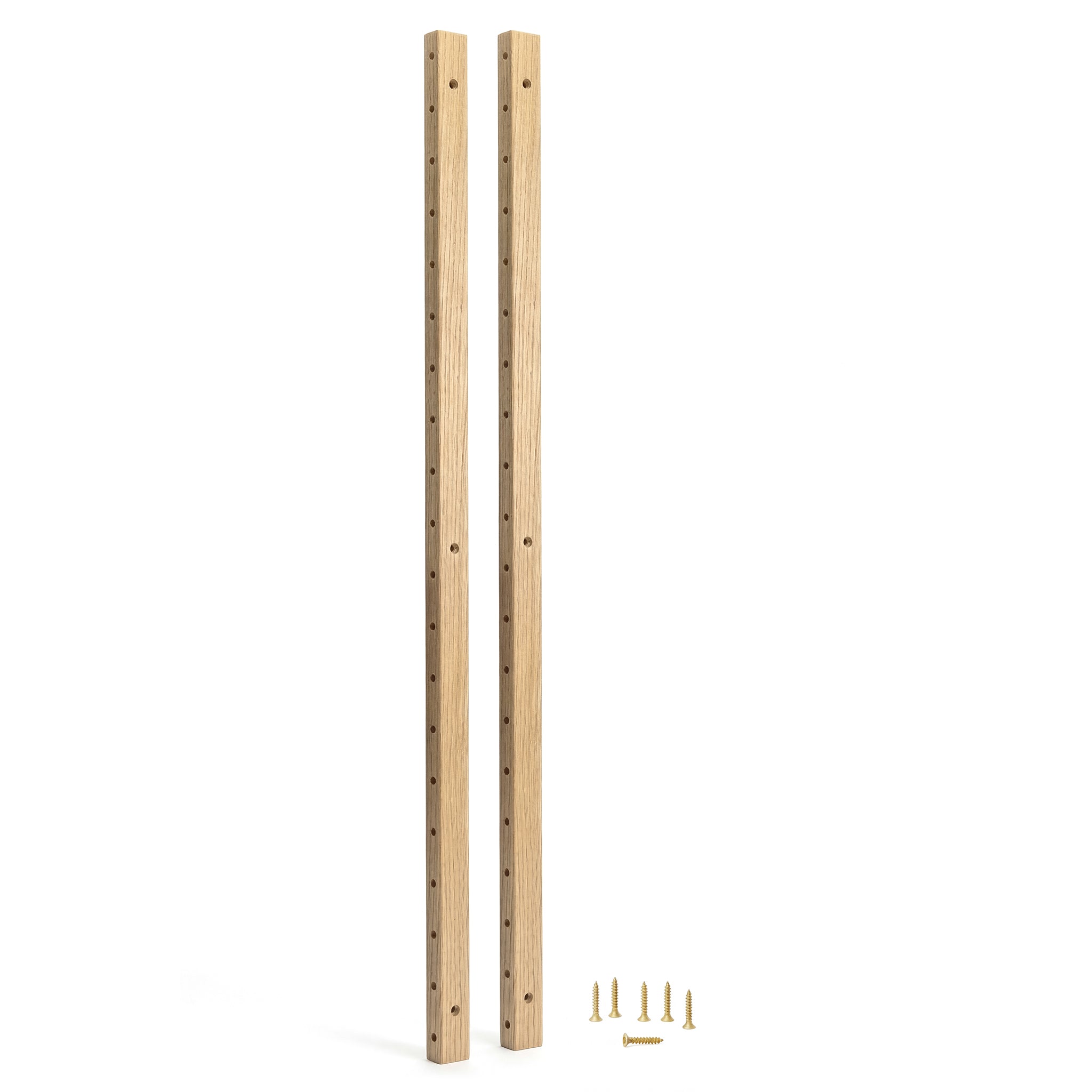 Campata 100cm væglister - eg natur/messing