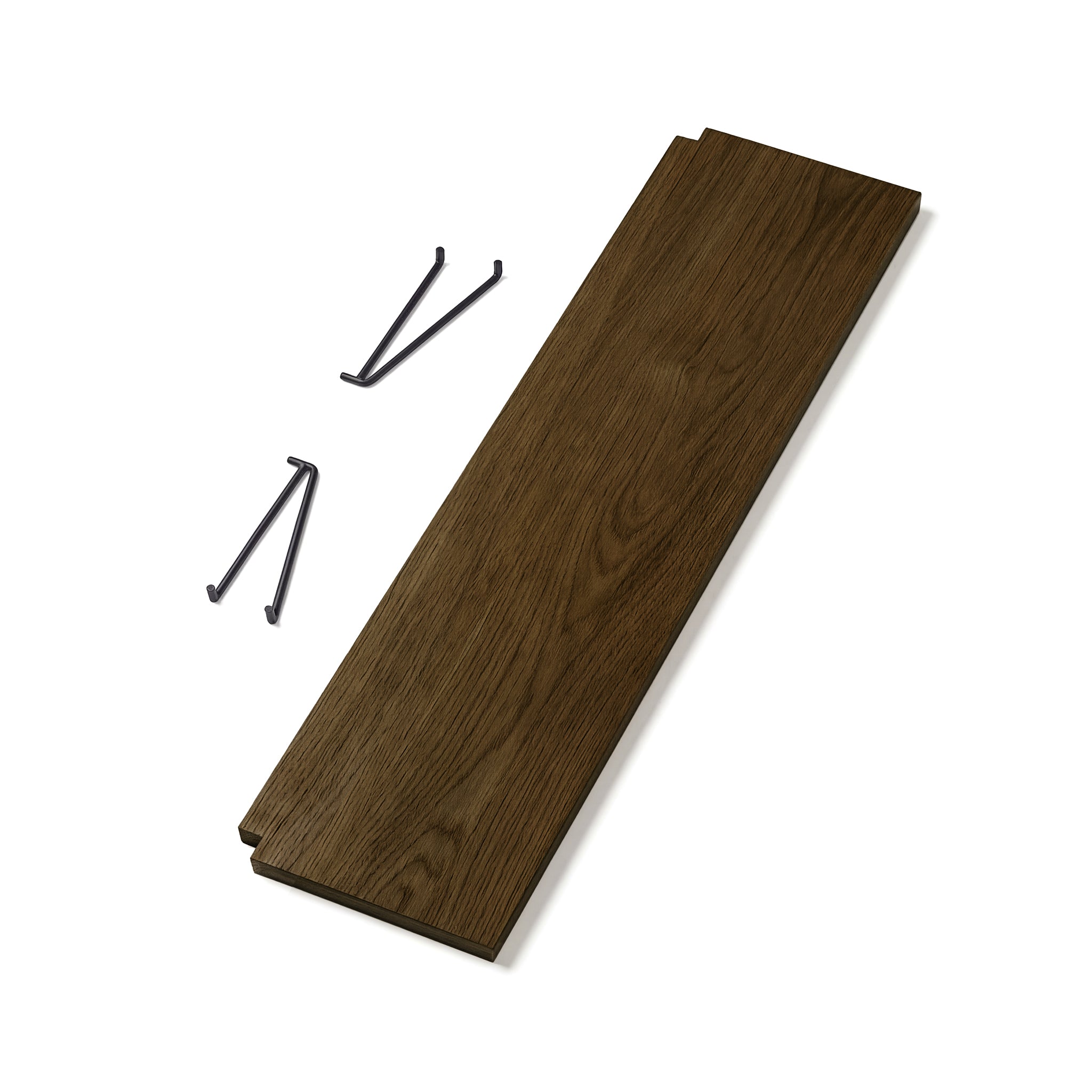 Campata 22cm shelf - dark oak/black
