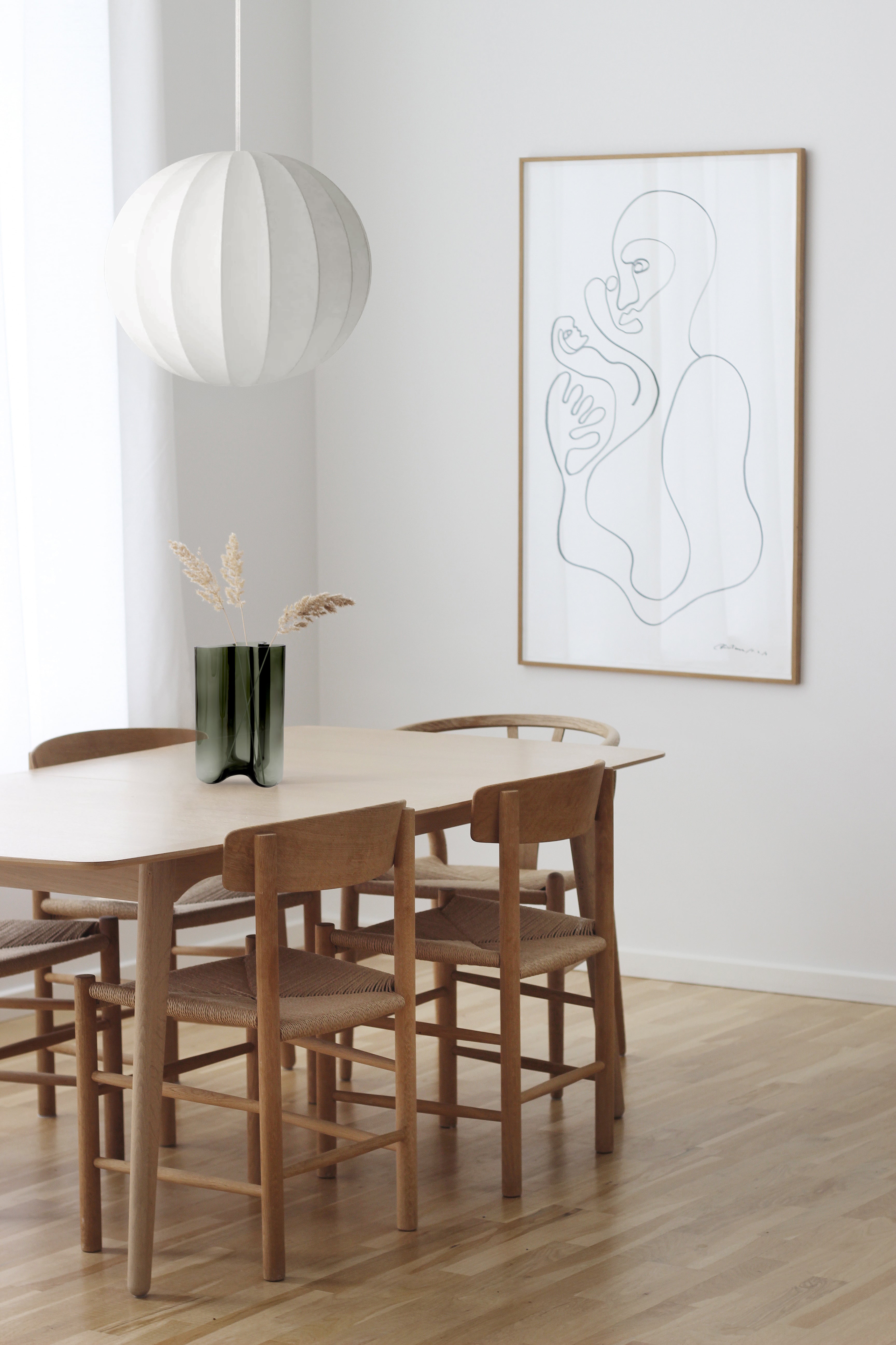 Clover vase large - clear