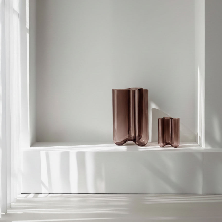 Clover vase large - faded rose