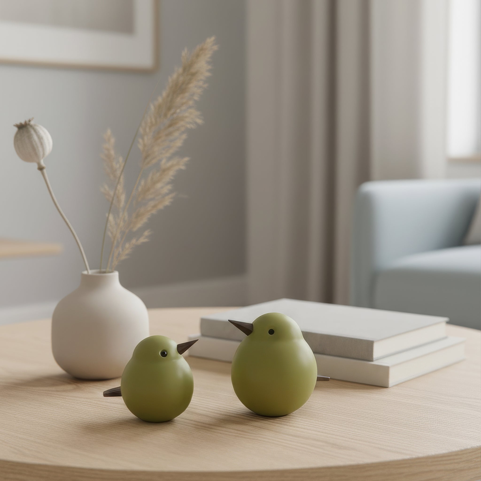 Far Spurv i mosgrøn bøg