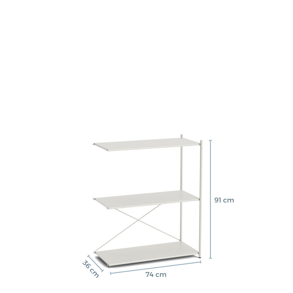 ARTURO 3-tier extension unit - Light Grey