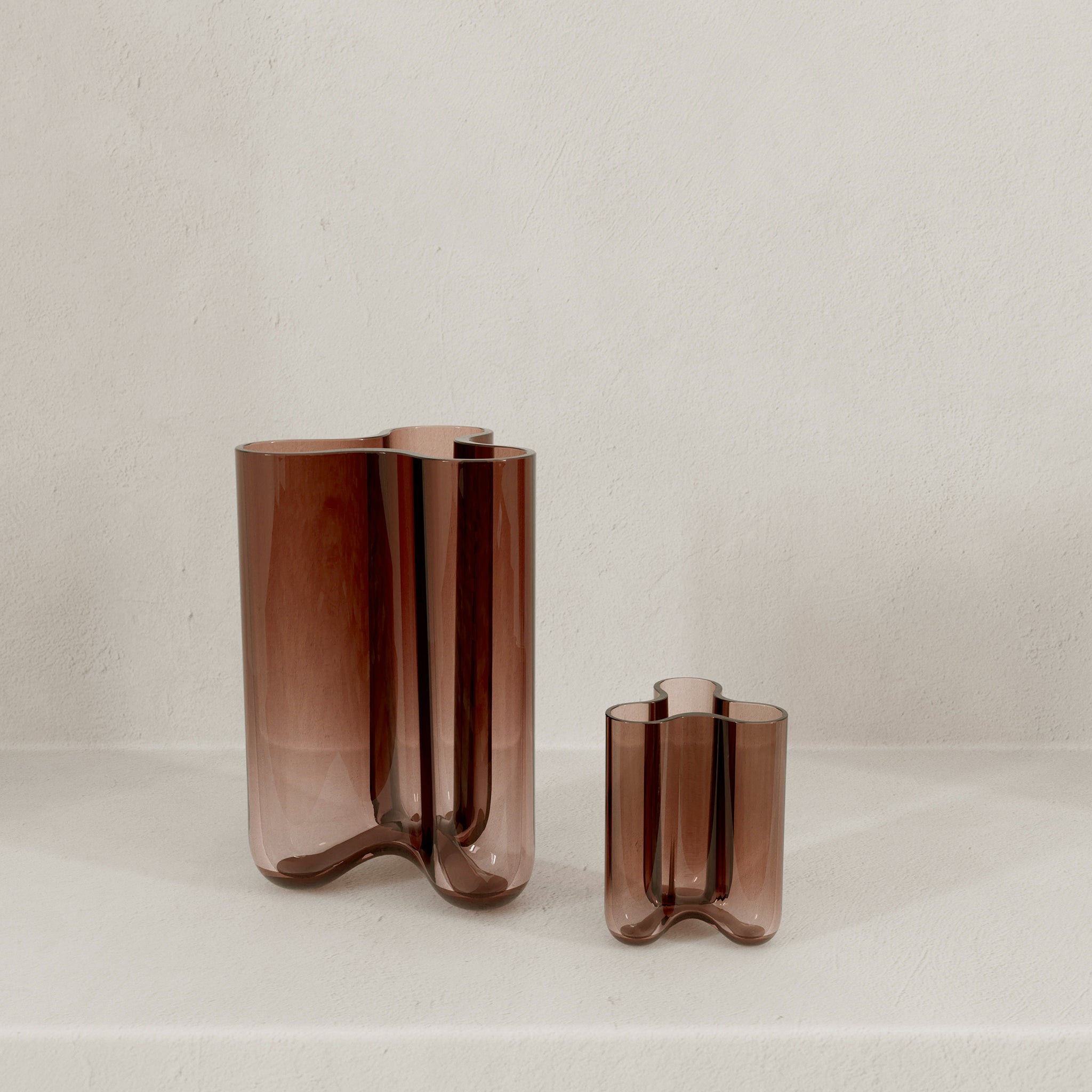 Clover vase large - faded rose