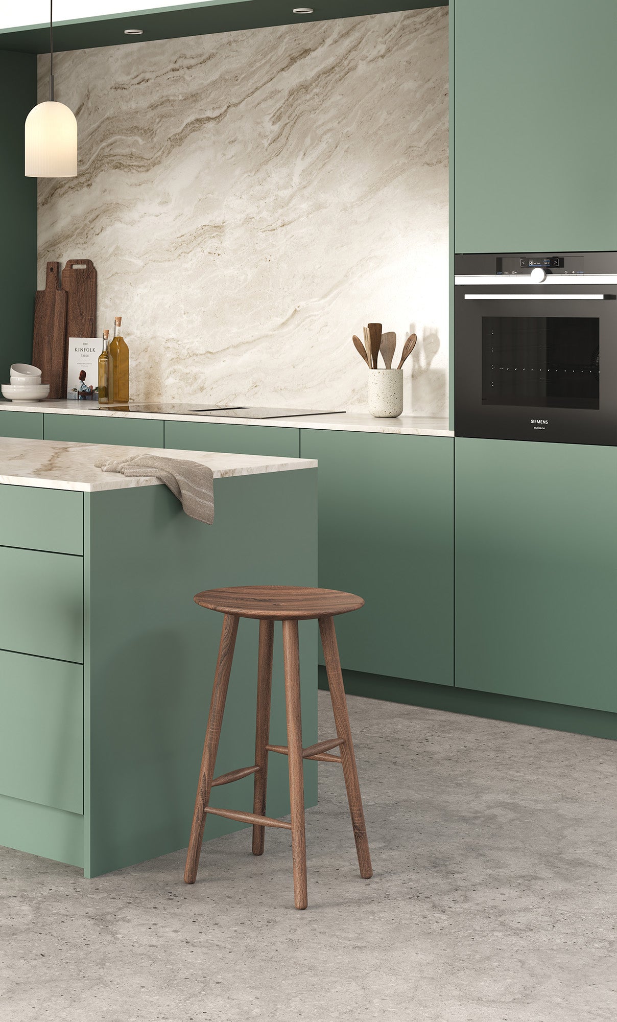 DI VOLO barstool 75cm - dark oak