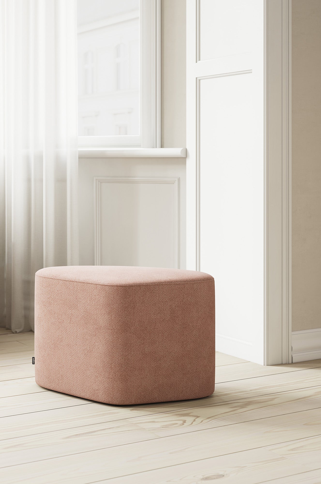 MADISON pouf - dusty rose