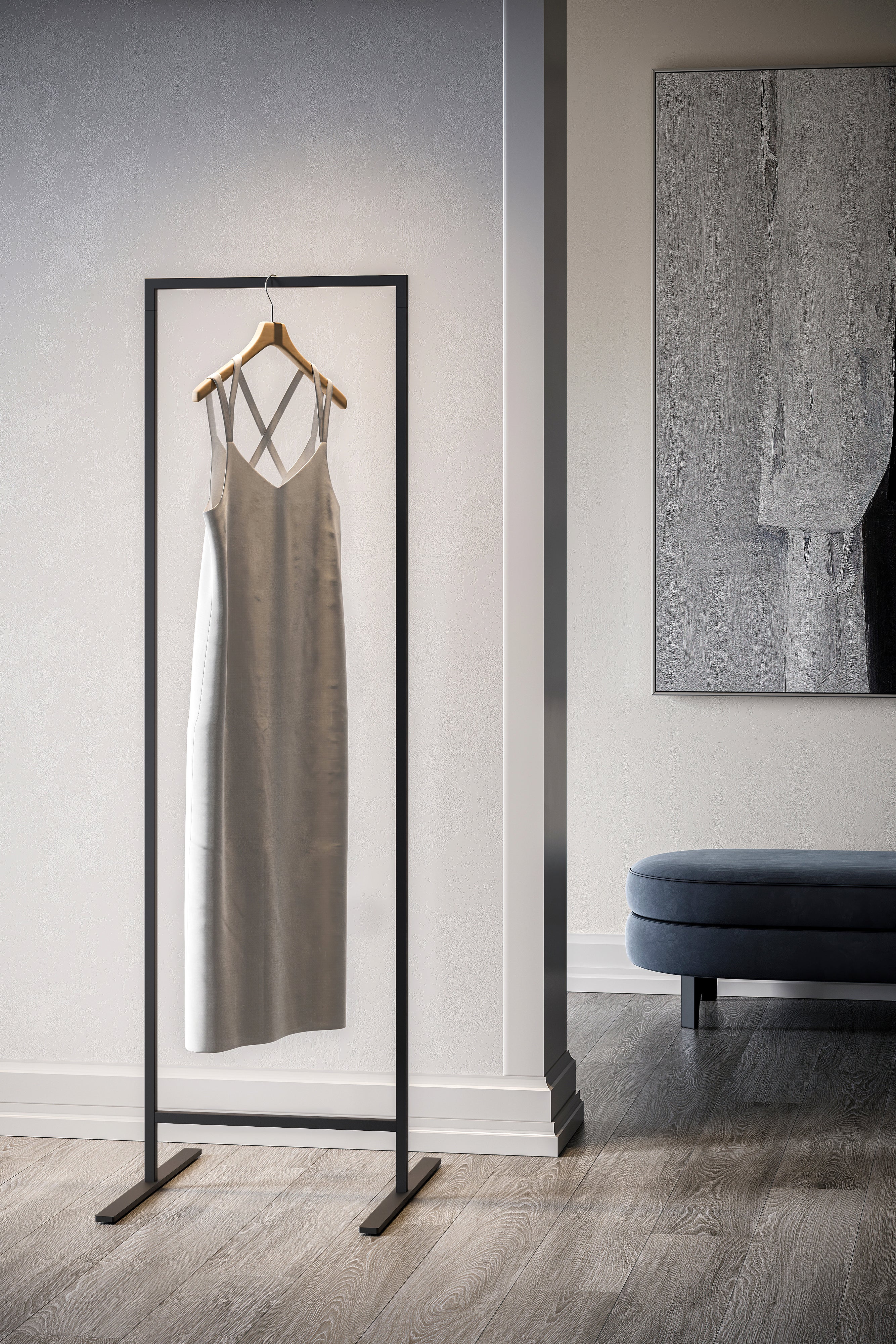 MARCO 50 clothes rack - black