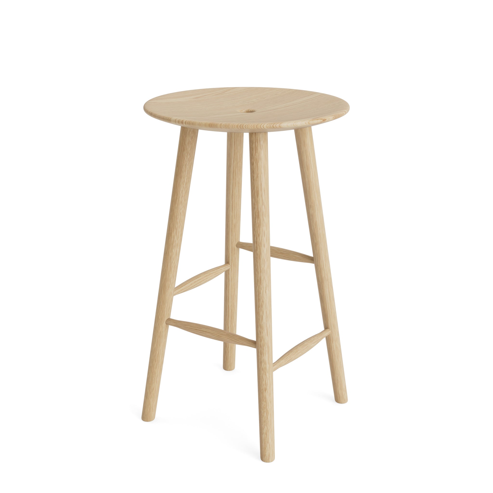 DI VOLO barstool 65cm - natural oak