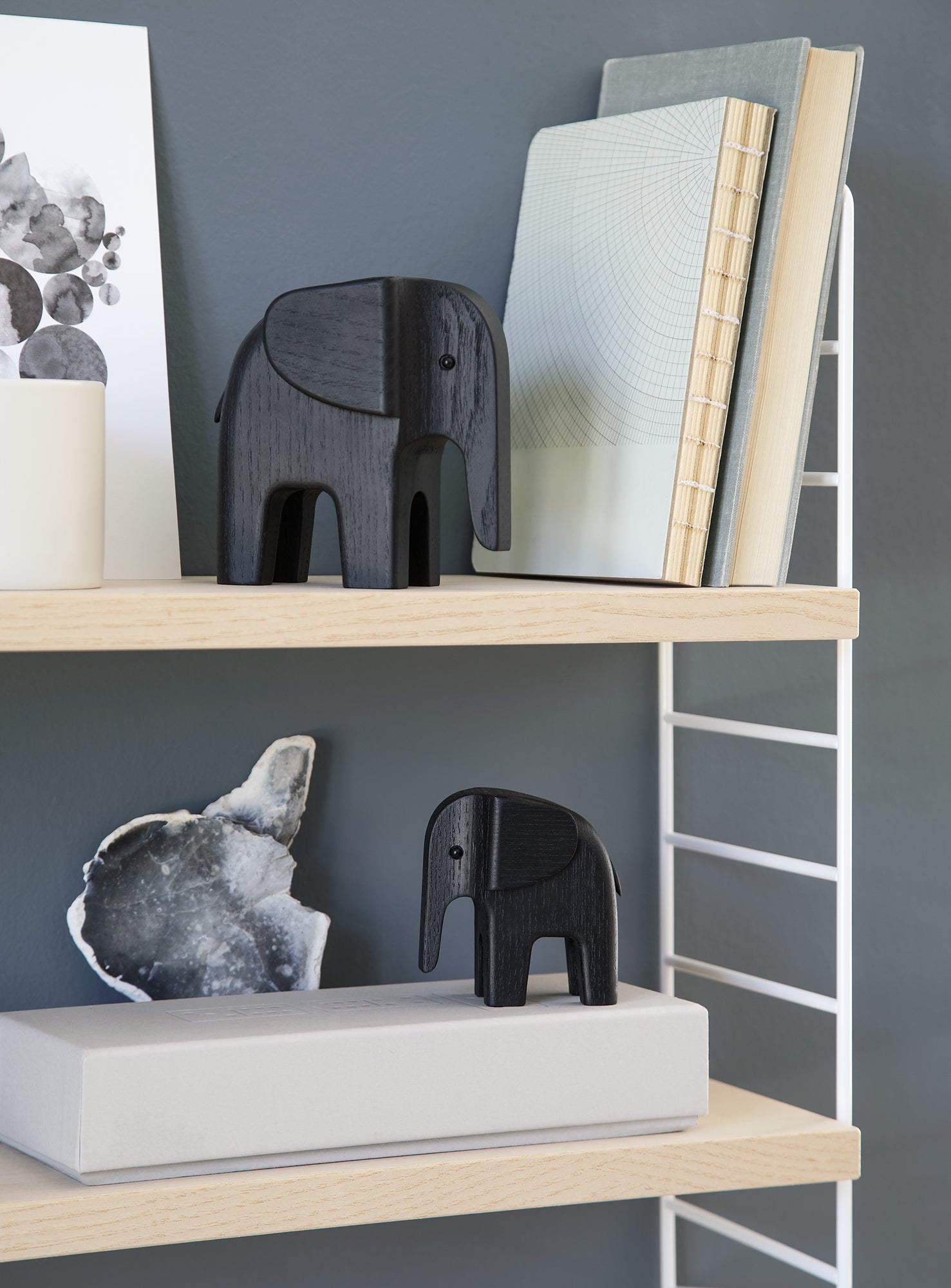 BABY ELEPHANT black stained ash