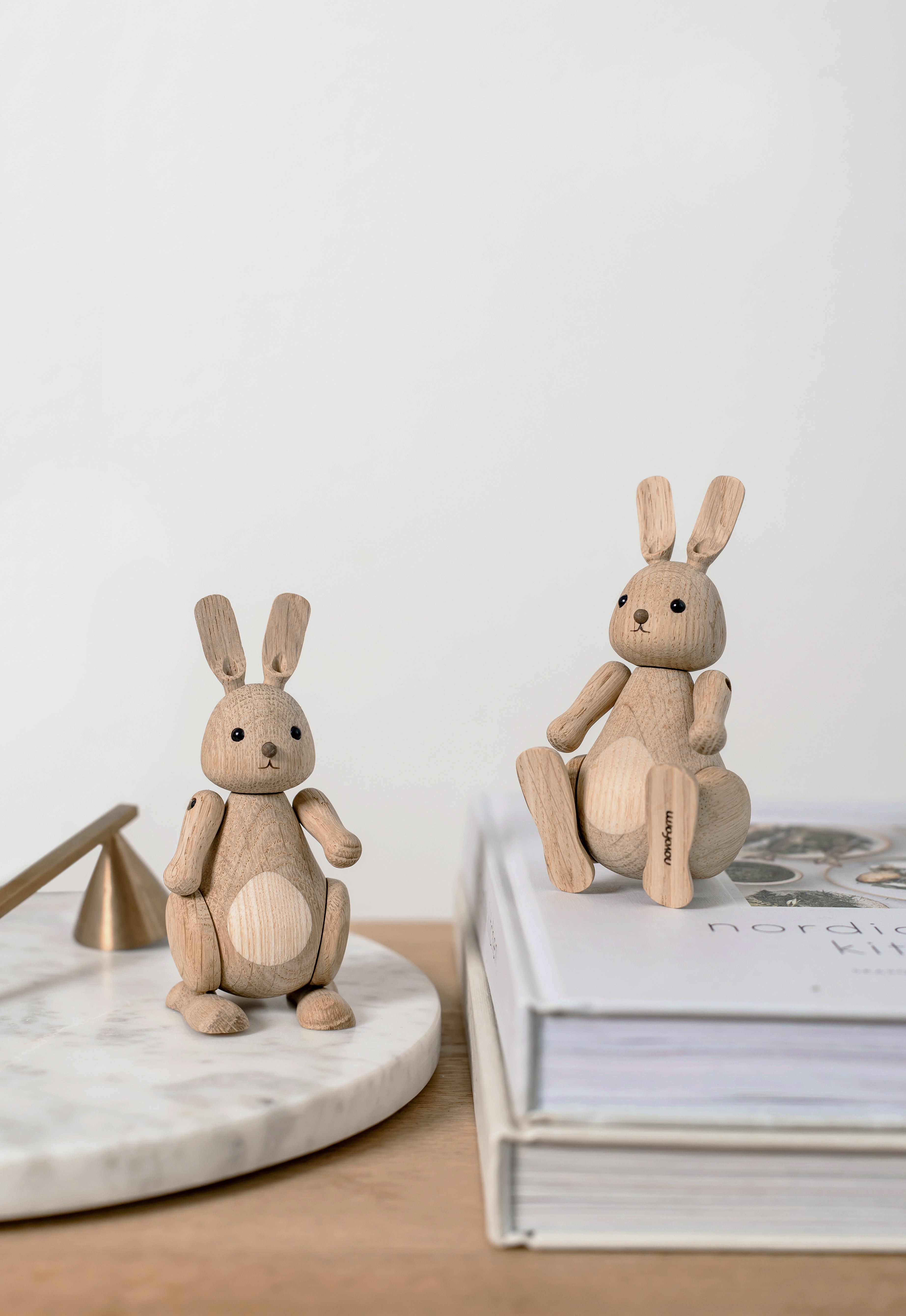 BUNNY natural oak and ash wood