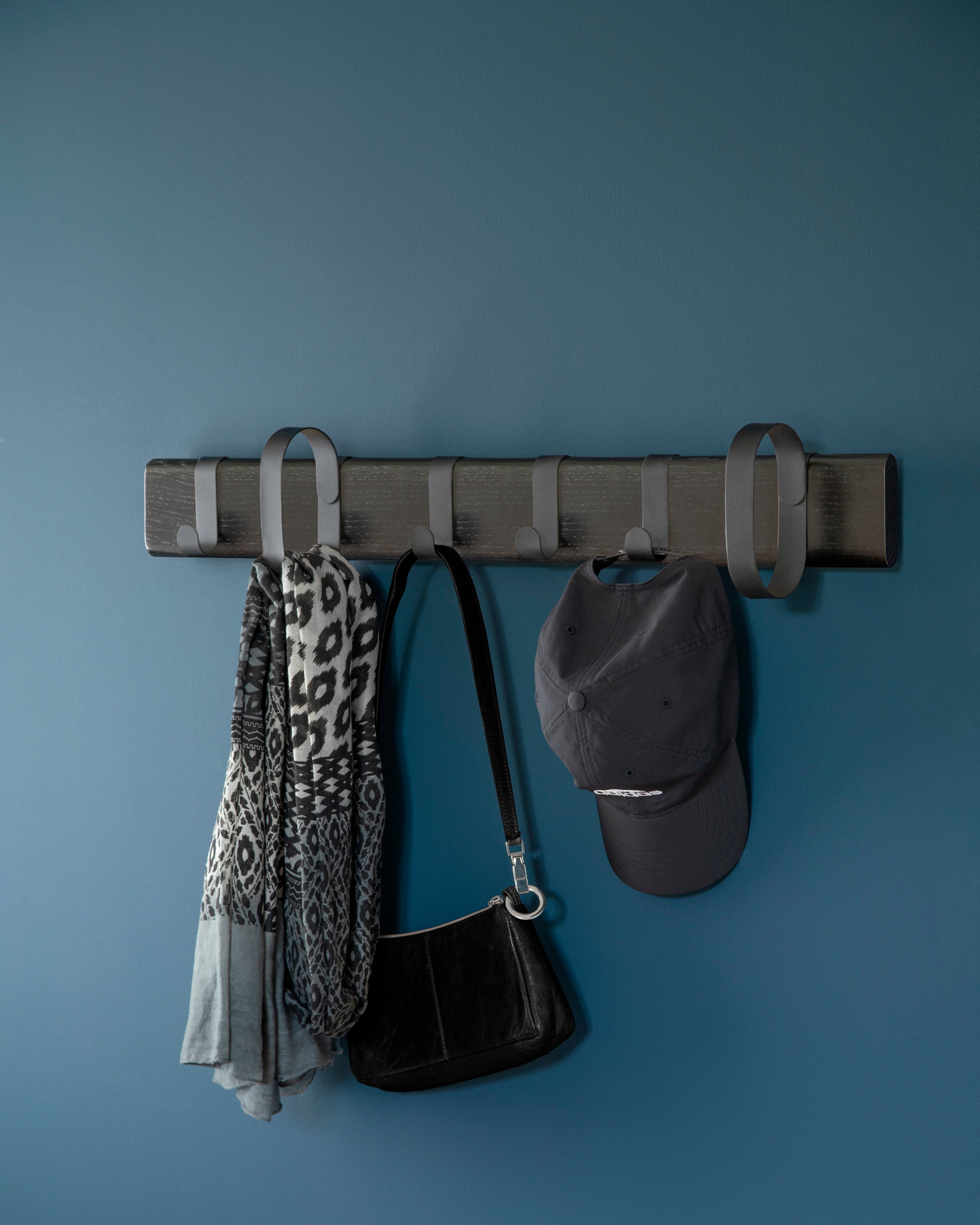 FLUKE coat rack black oak - large