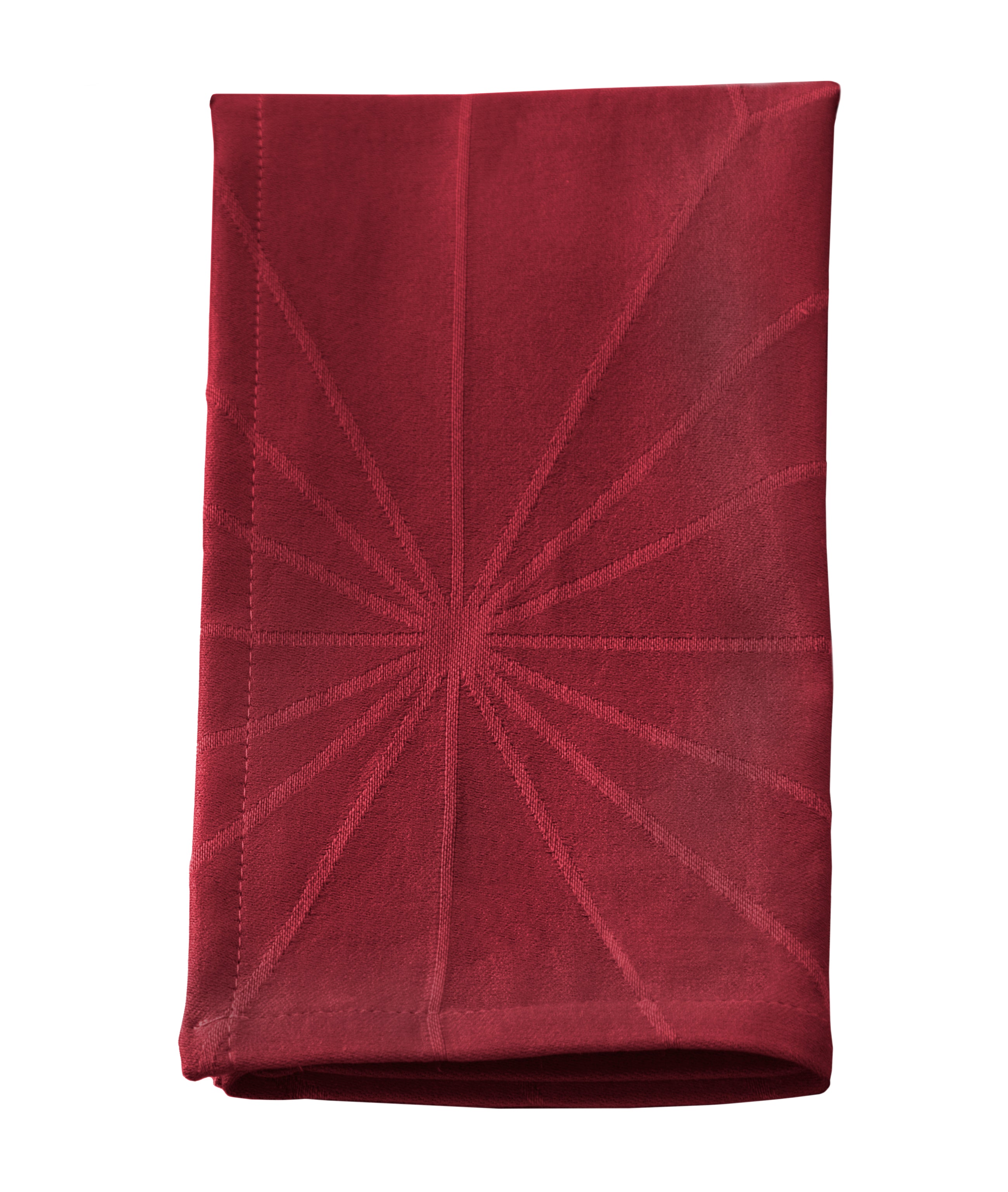 STARS cloth napkin 4 pcs - advent red