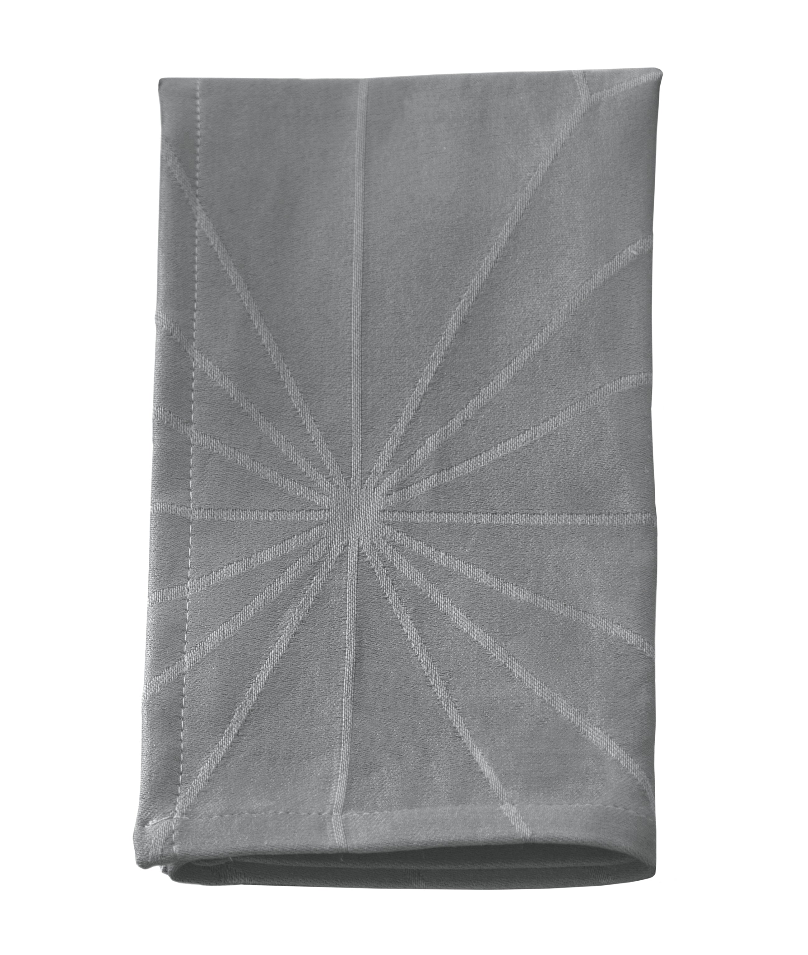 STARS cloth napkin 4 pcs - winter grey