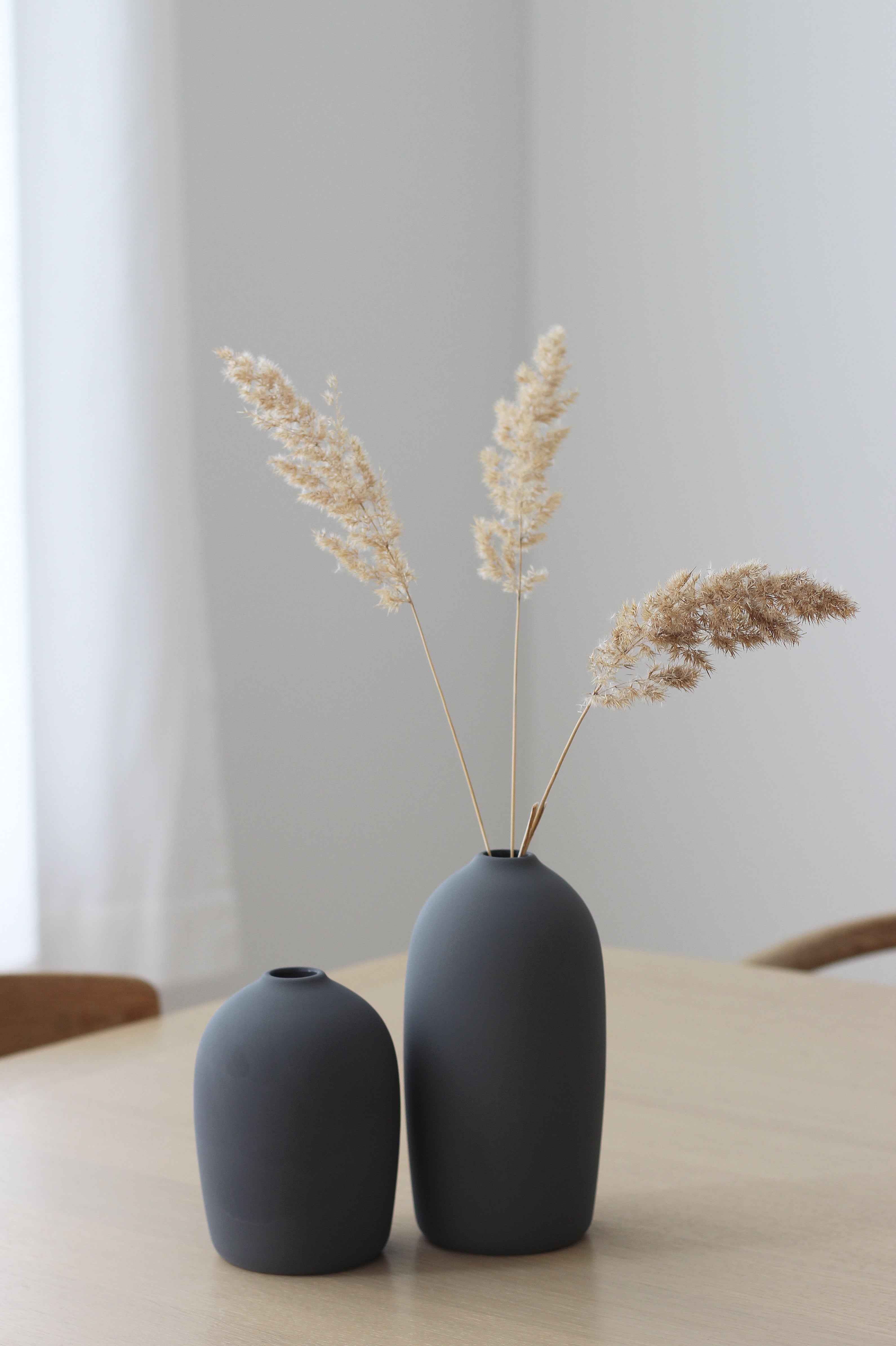 RAW ceramic vase small - grey