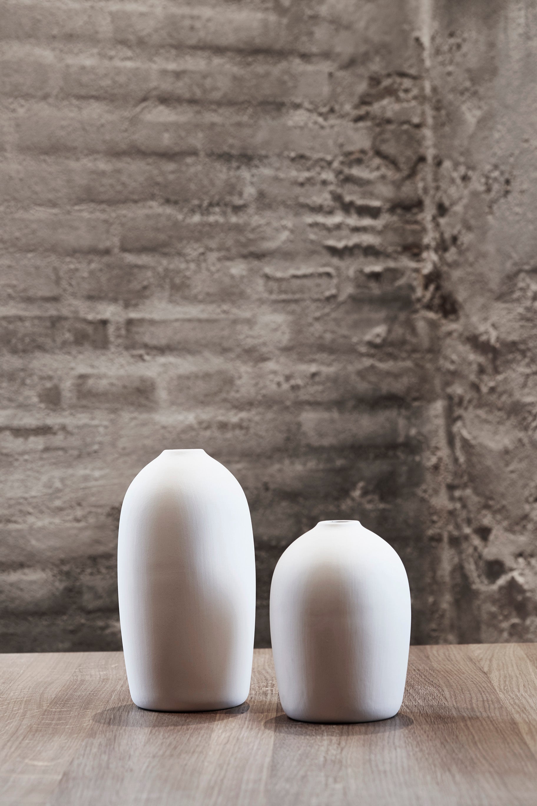 RAW ceramic vase small - white