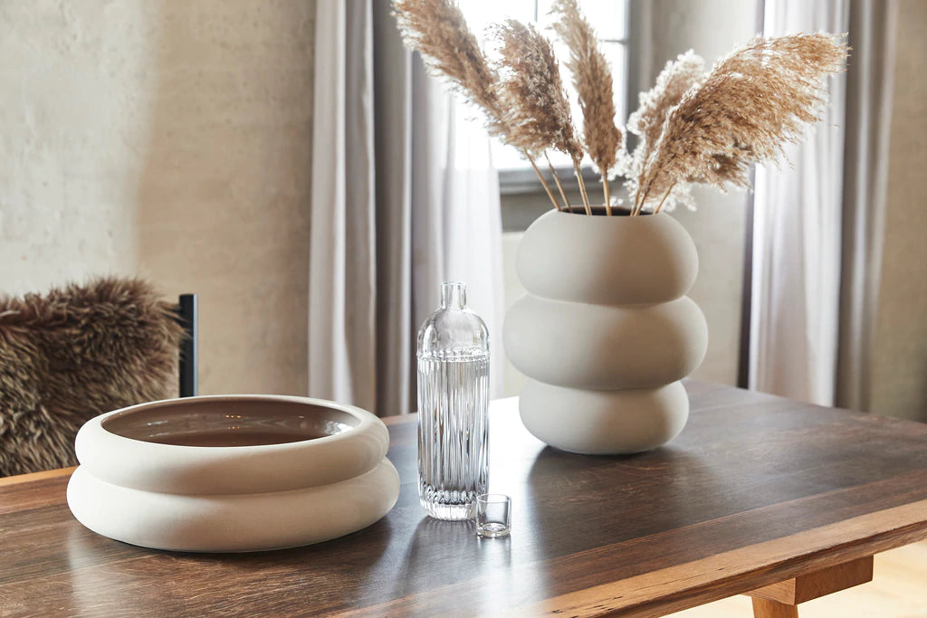 SOFT SHAPE vase keramik - beige