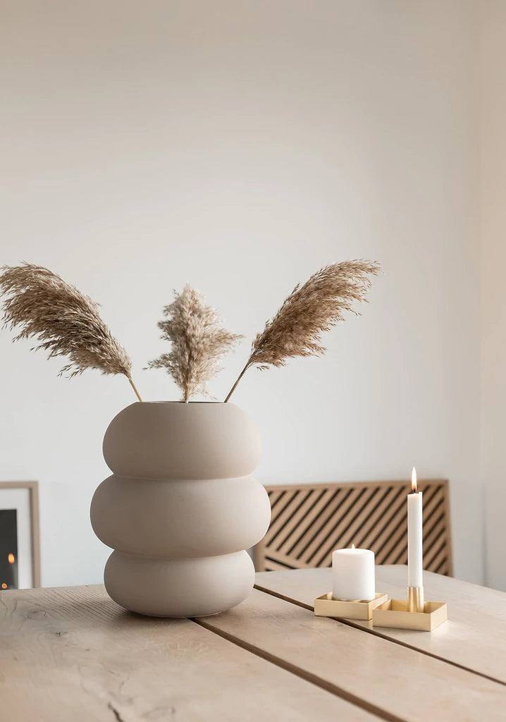 SOFT SHAPE vase keramik - beige