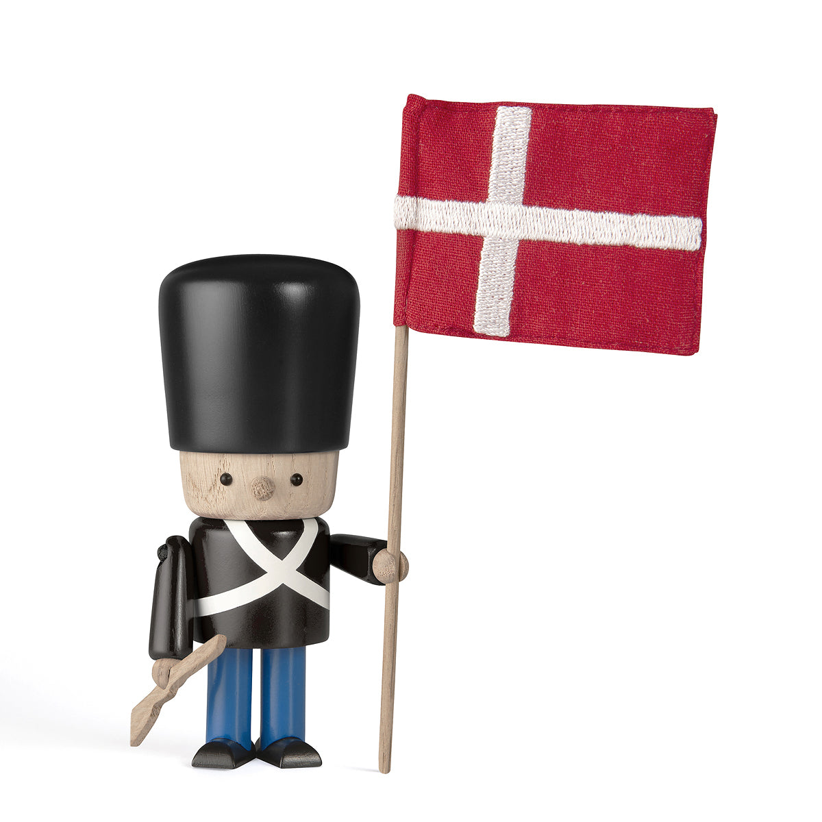 GARDER med flag og gevær - mørk vagtuniform