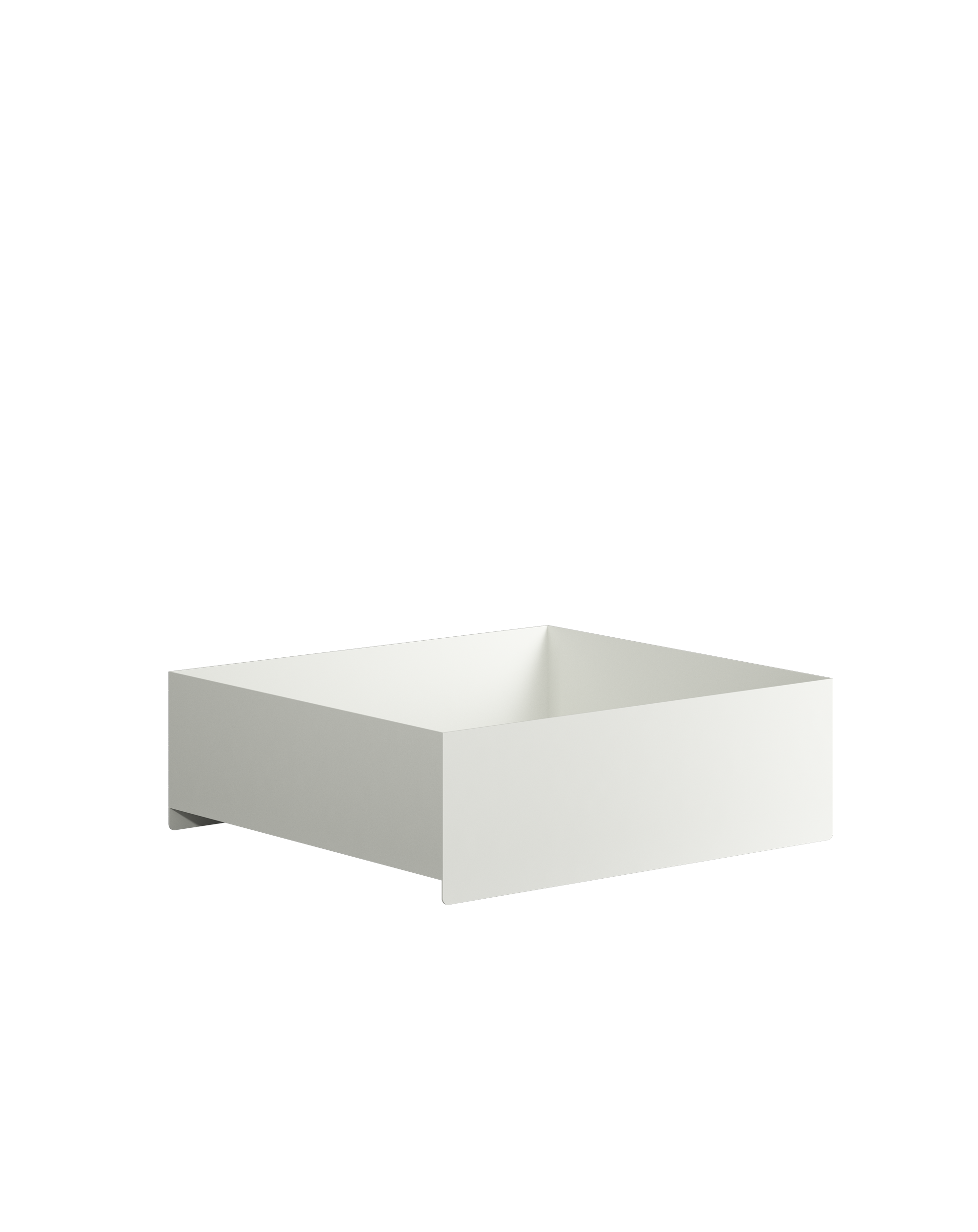 ARTURO metal shelf box - Light Grey