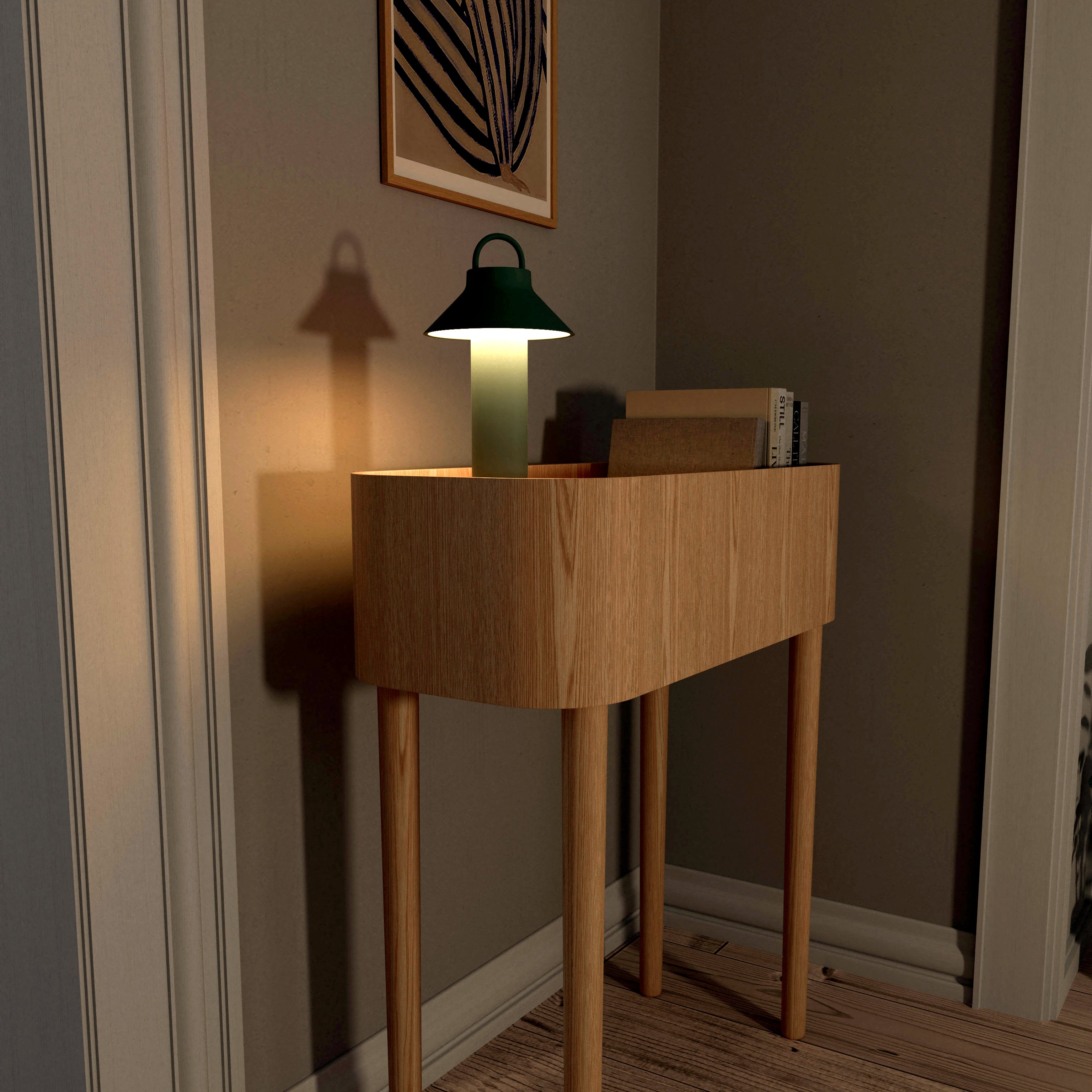 MOOV opladelig LED lampe - grøn
