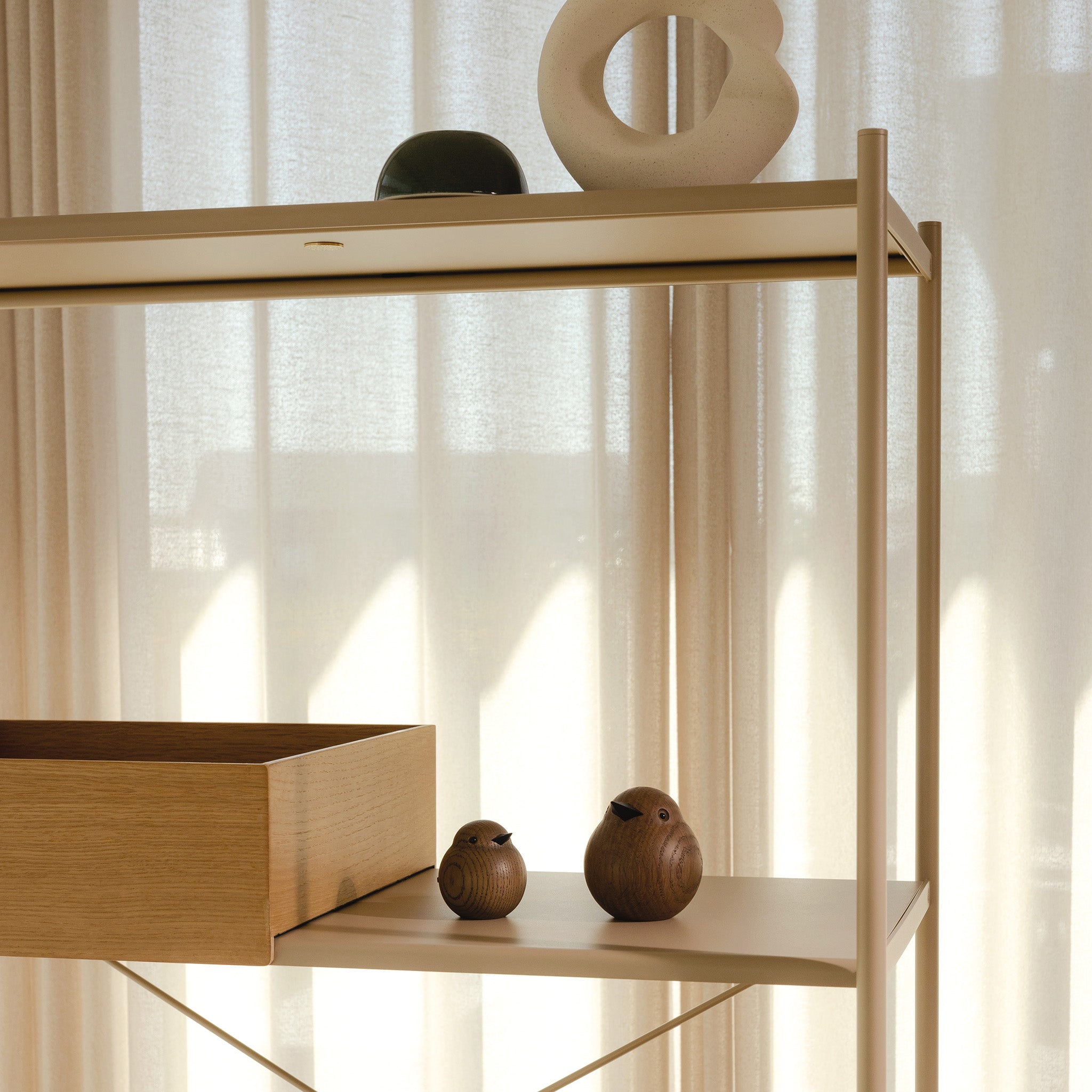 ARTURO reolmodul med 5 hylder - desert sand
