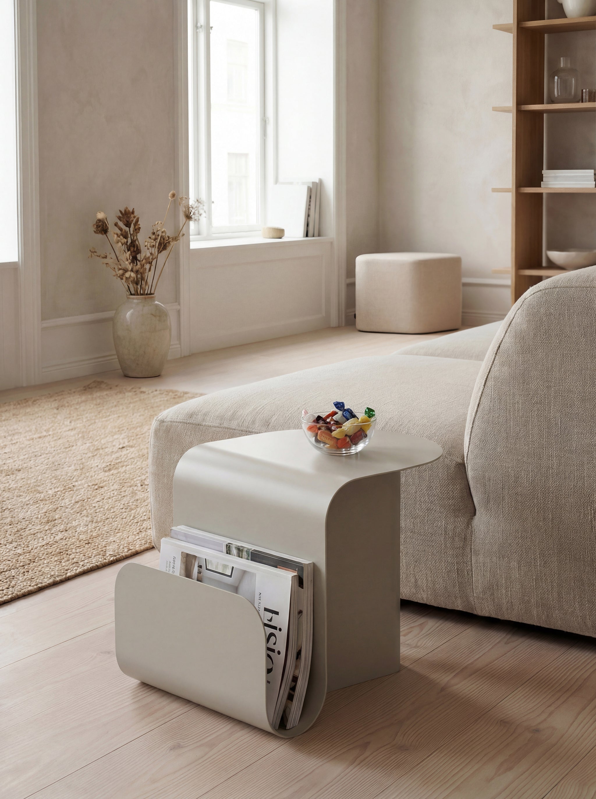 YOMU magasinholder bord - light grey