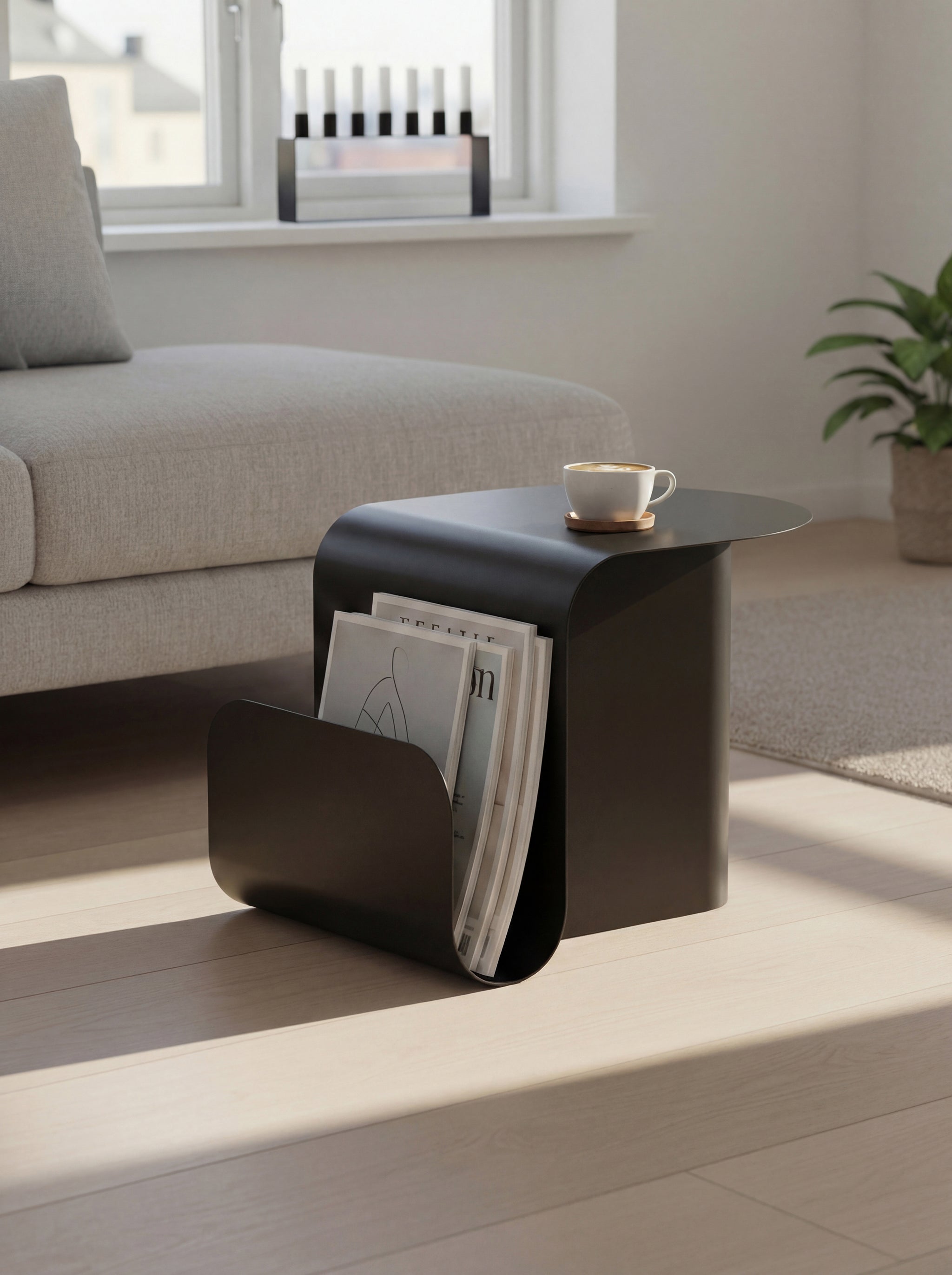 YOMU magasinholder bord - sort