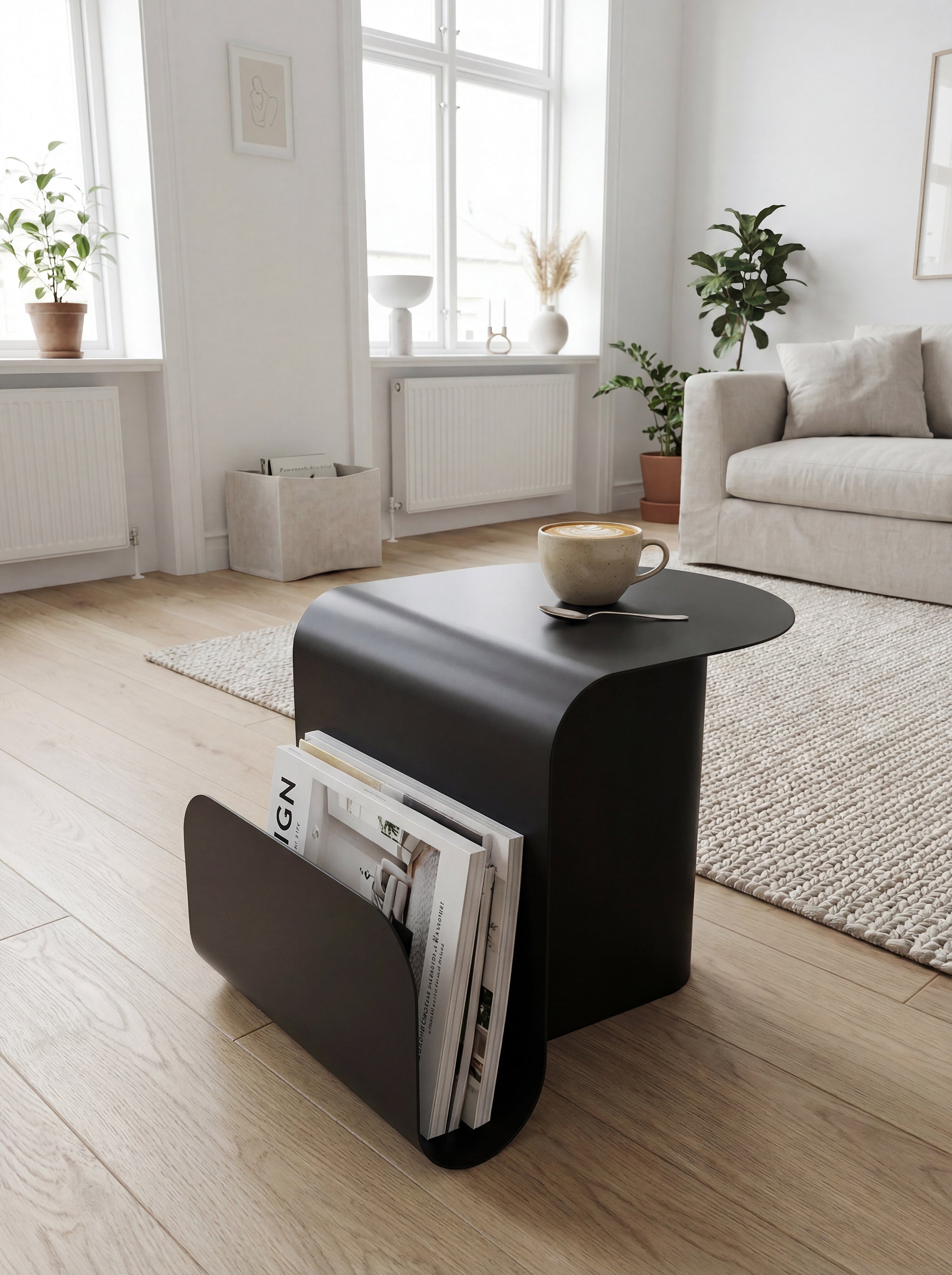 YOMU magasinholder bord - sort