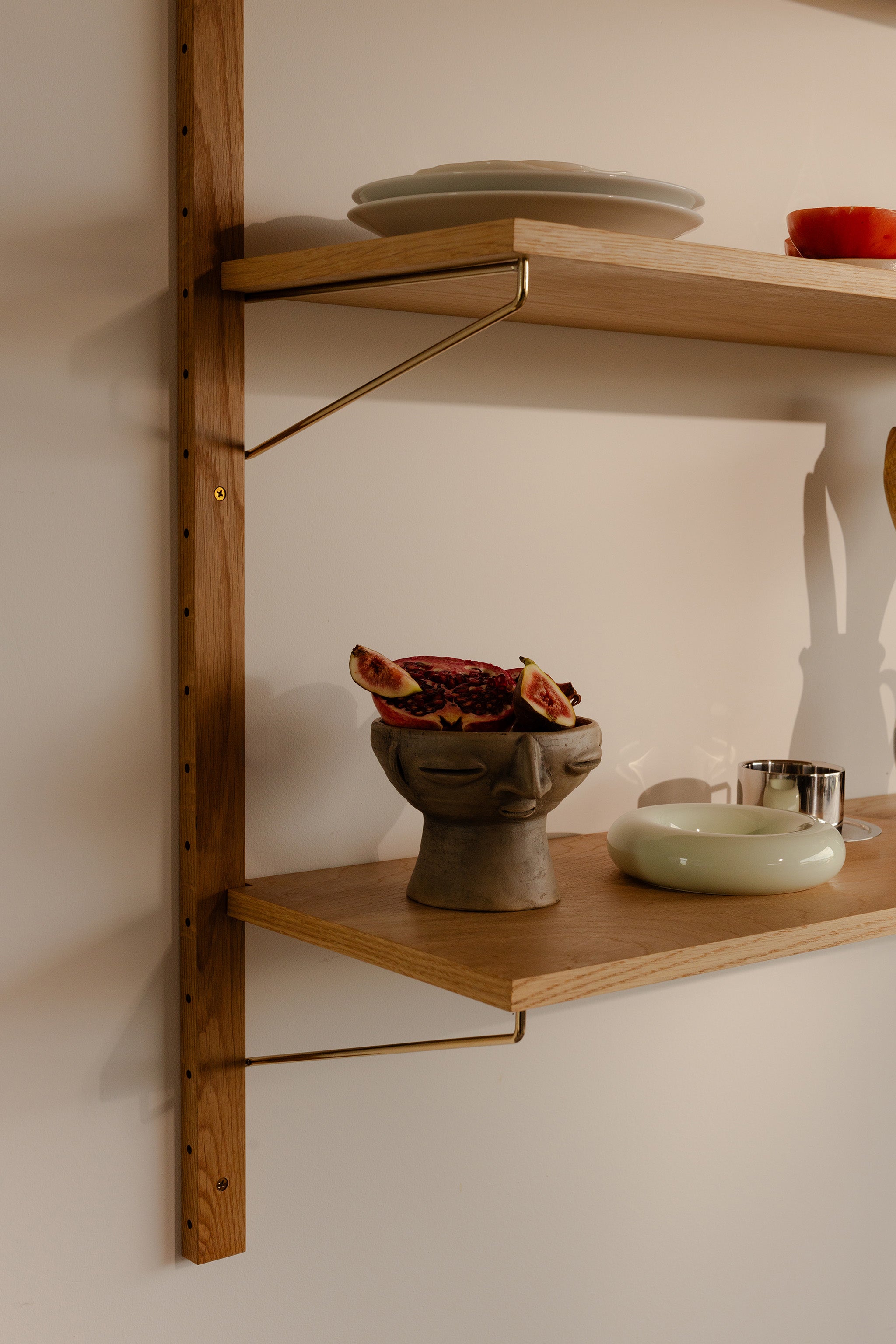 Campata 30cm shelf - natural oak/black
