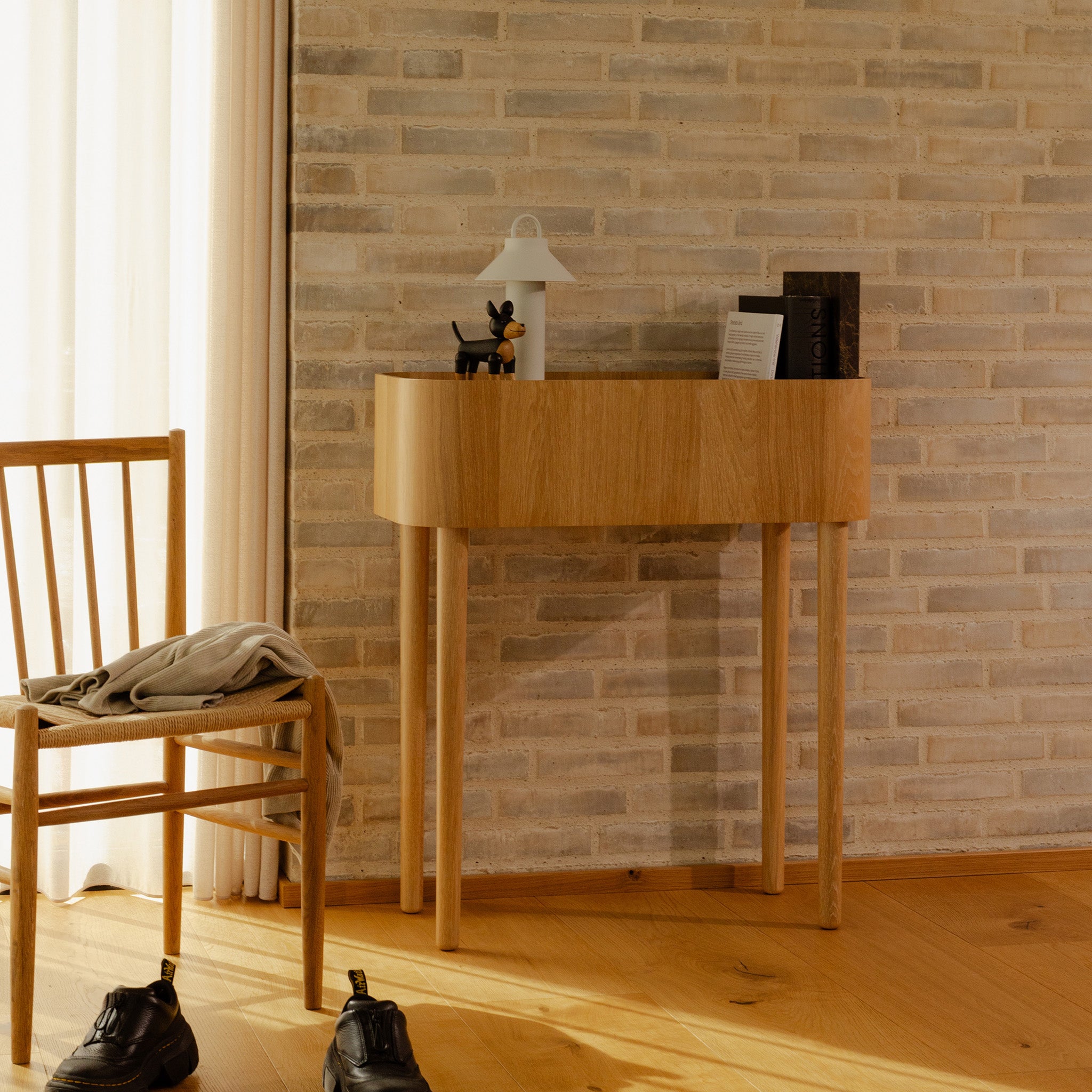SERENA console table - natural oak