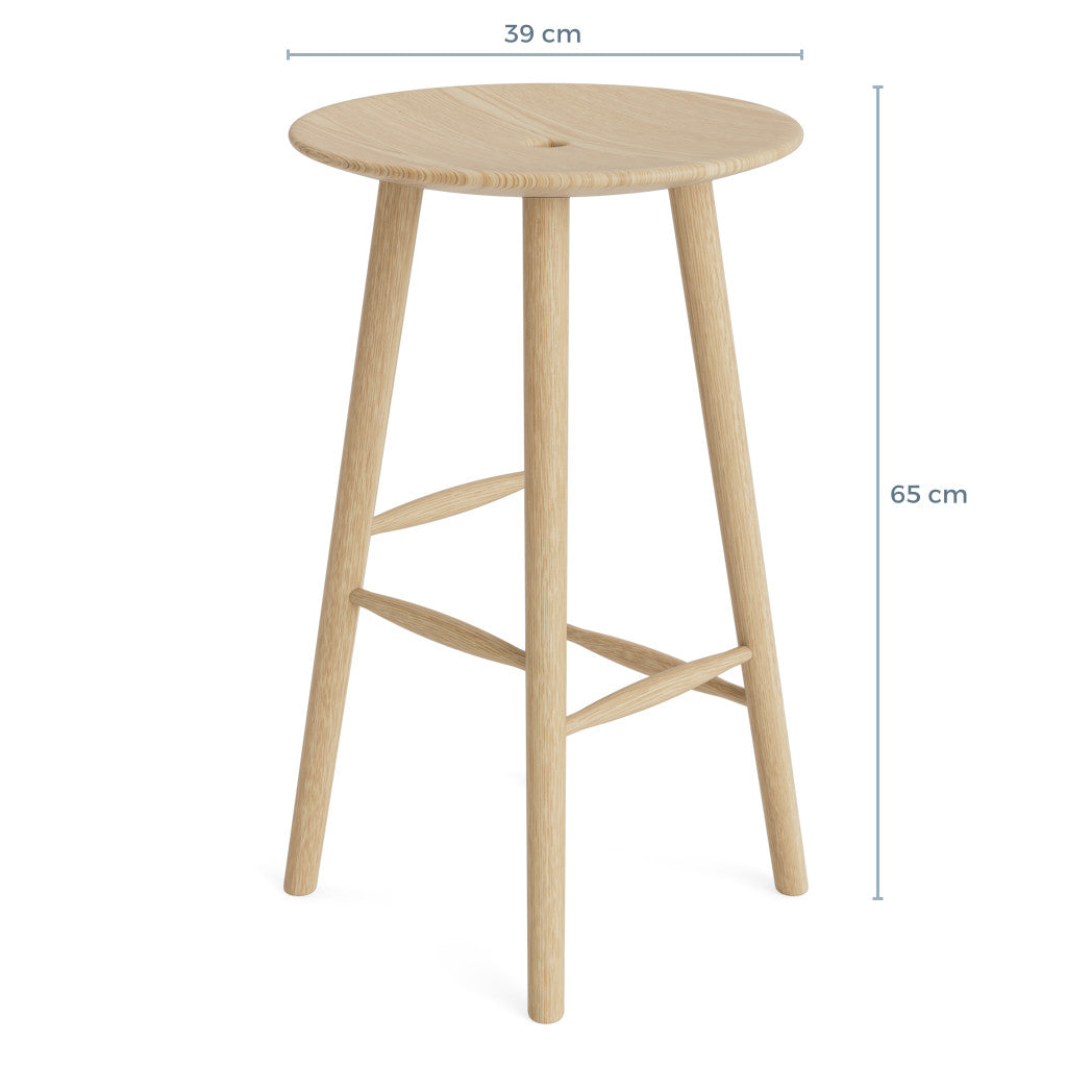 DI VOLO barstol 65cm - eg natur