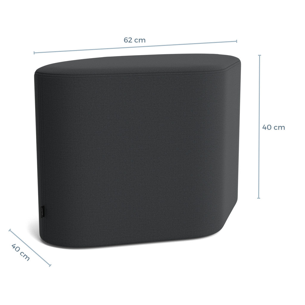 MADISON pouf - phantom grey