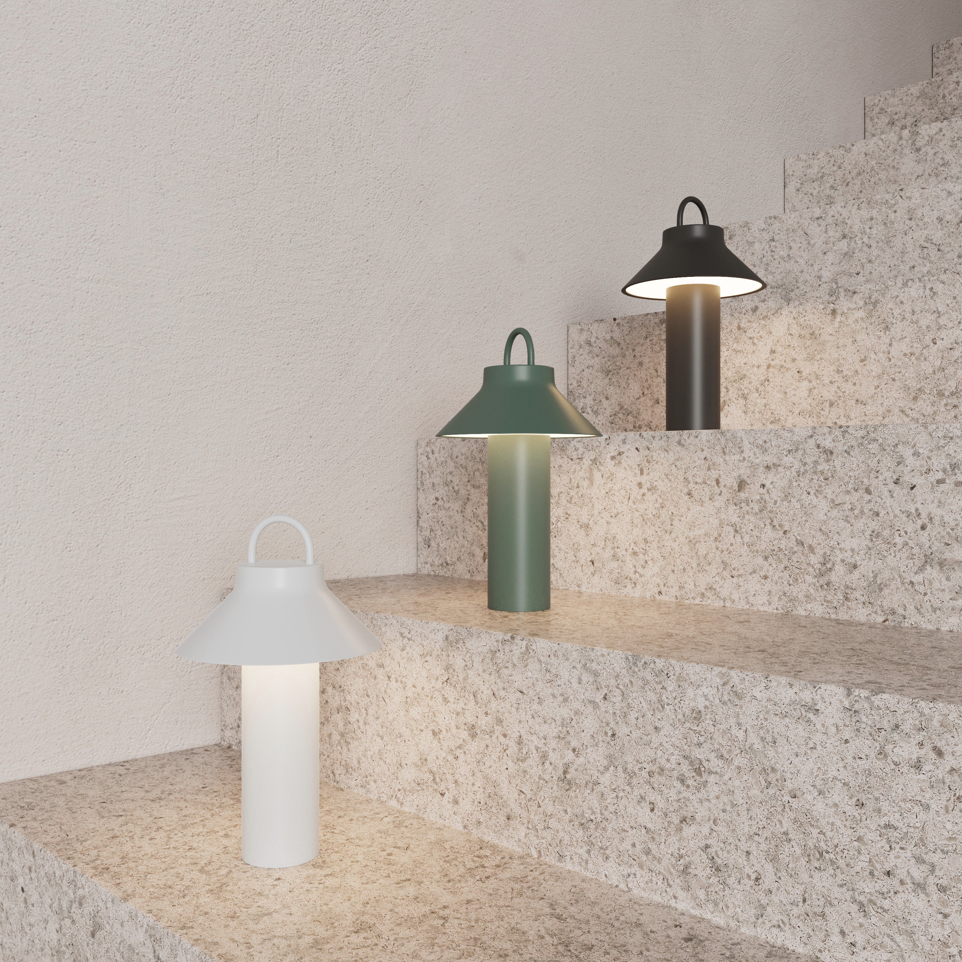 MOOV opladelig LED lampe - grøn