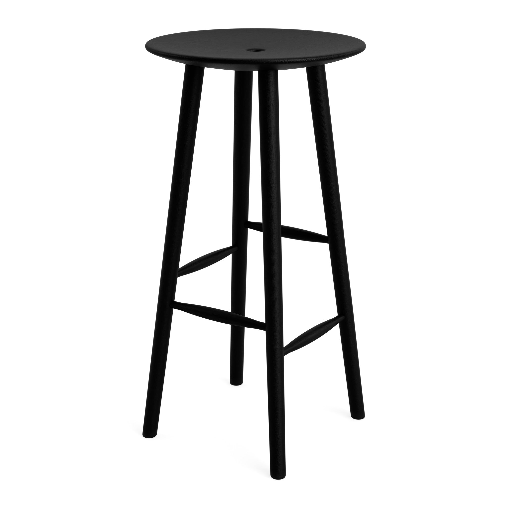 DI VOLO barstool 75cm - black oak