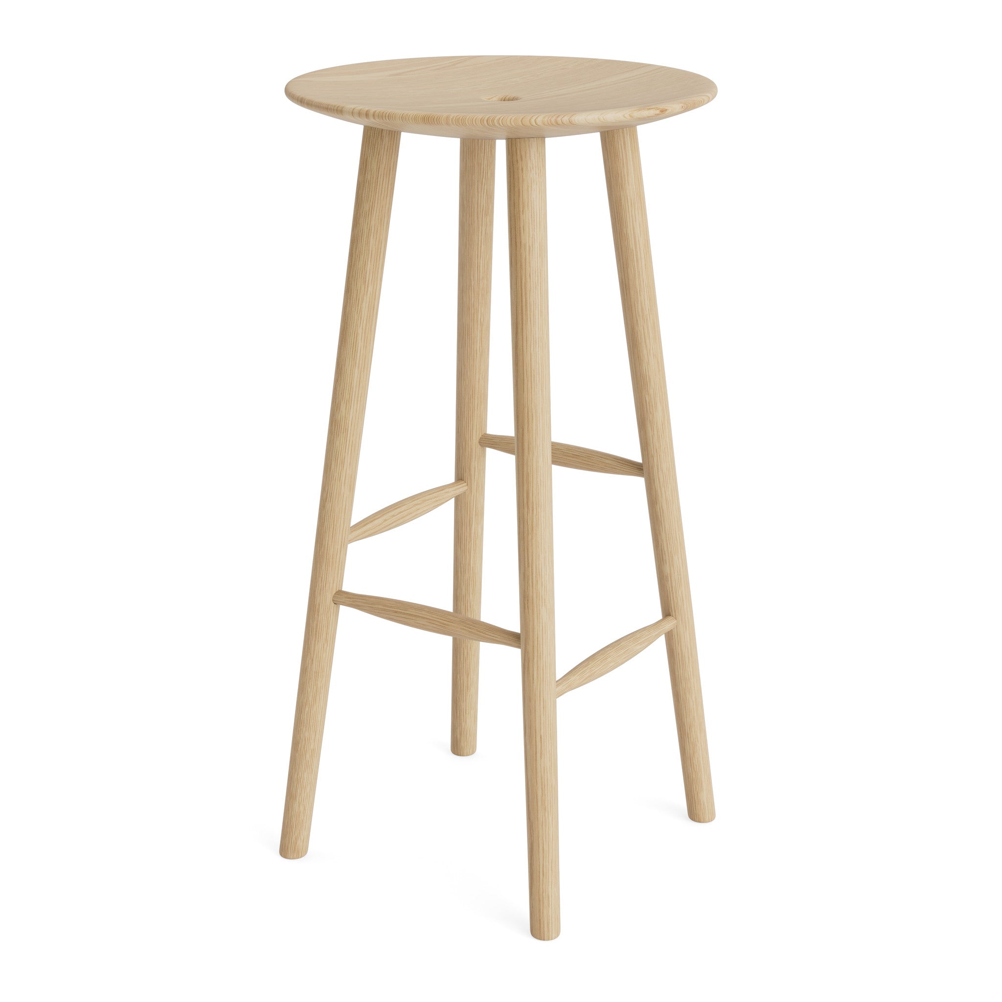 DI VOLO barstool 75cm - natural oak