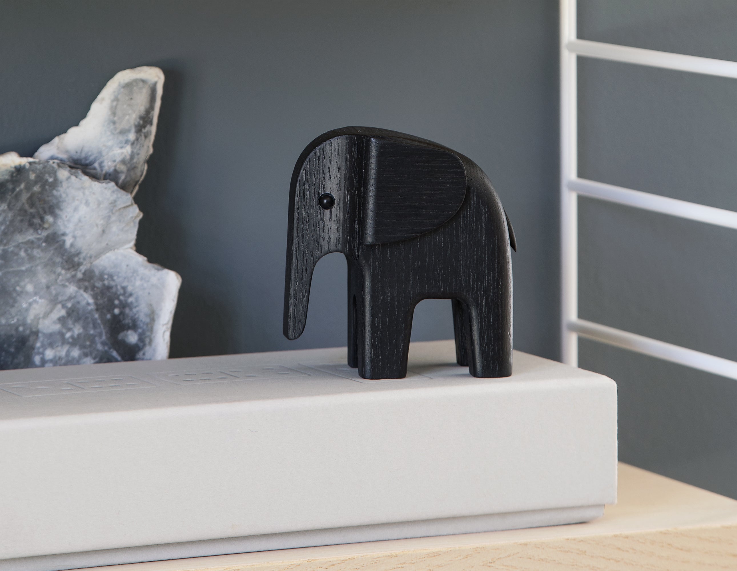 BABY ELEPHANT black stained ash