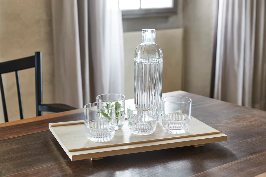 BAR glass decanter - clear