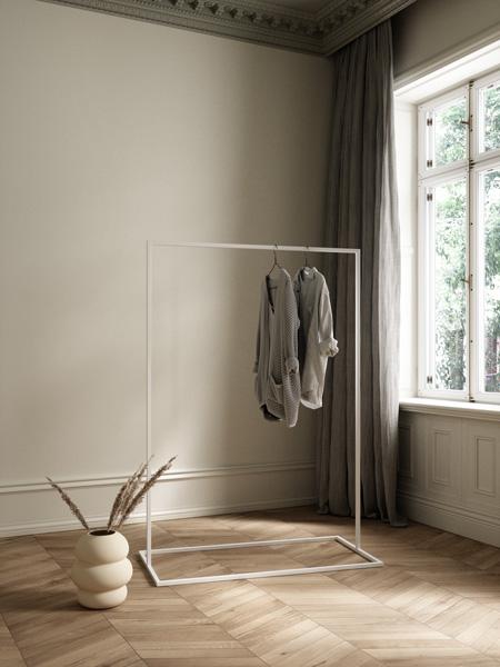 CLOTHES RACK 120 - white